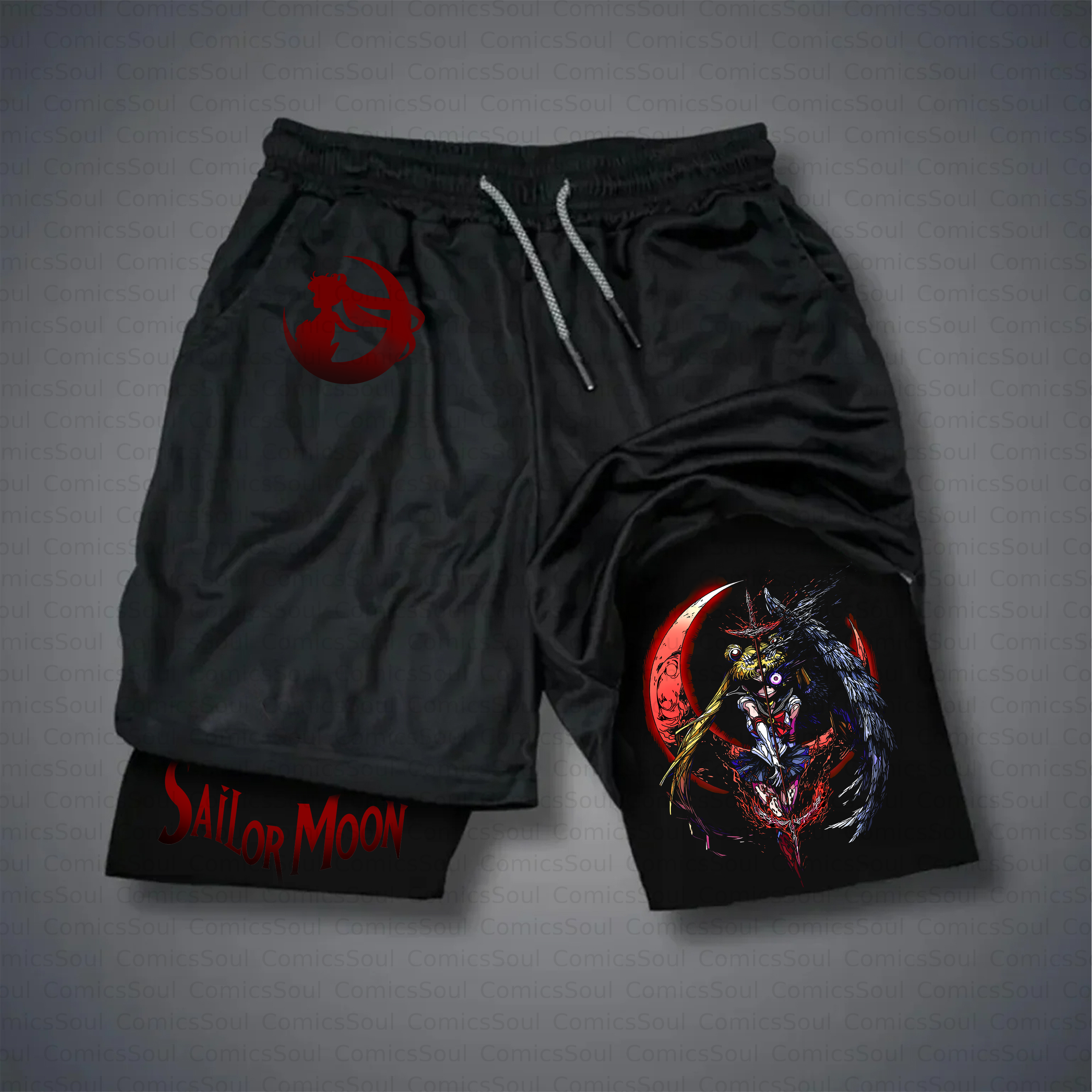 Unisex Casual Anime Style Shorts