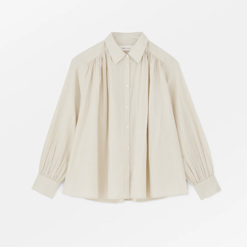 Skall Studio - Blouse Louise - Rayures bleu clair/blanc