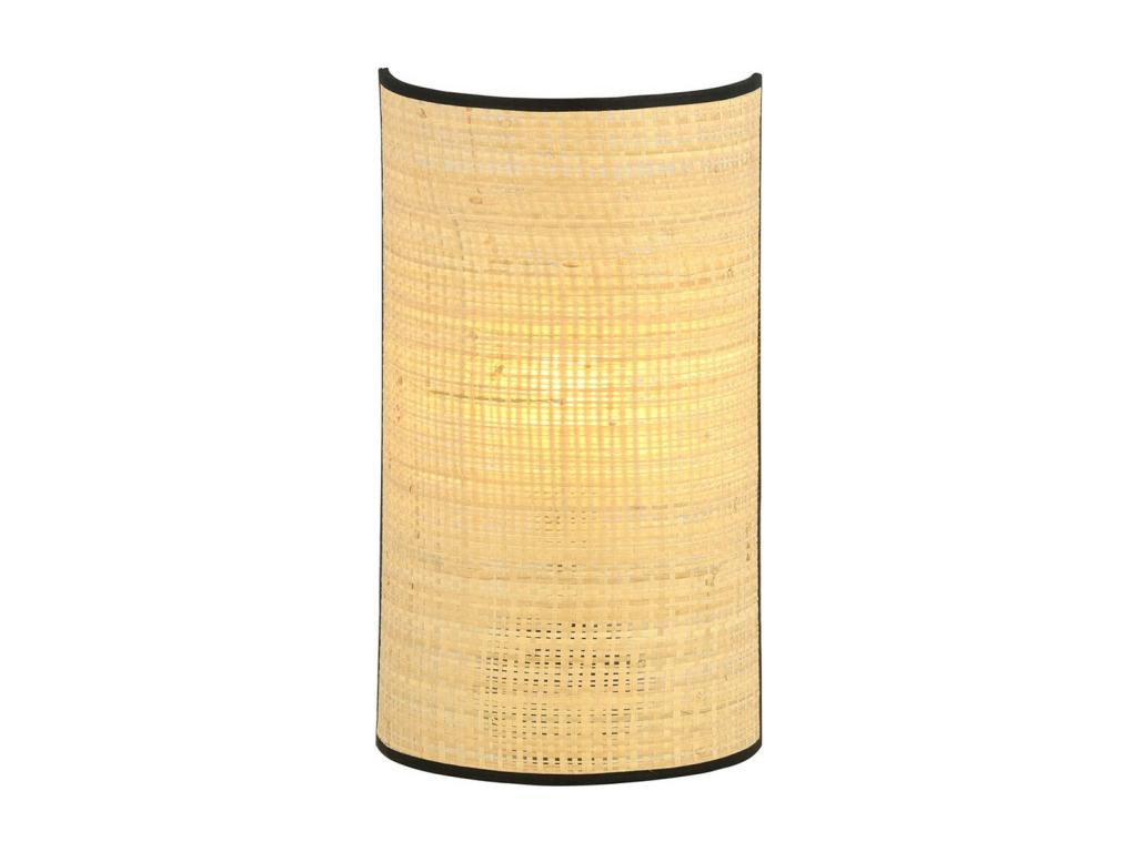 Lámpara de Pared Aston, Beige, 18x32x8 cm, Casaplu