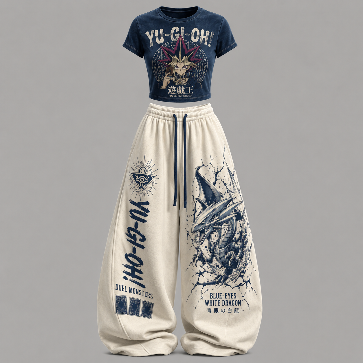 Yu-Gi-Oh! Top & Elasticated Trousers Two-Piece Set