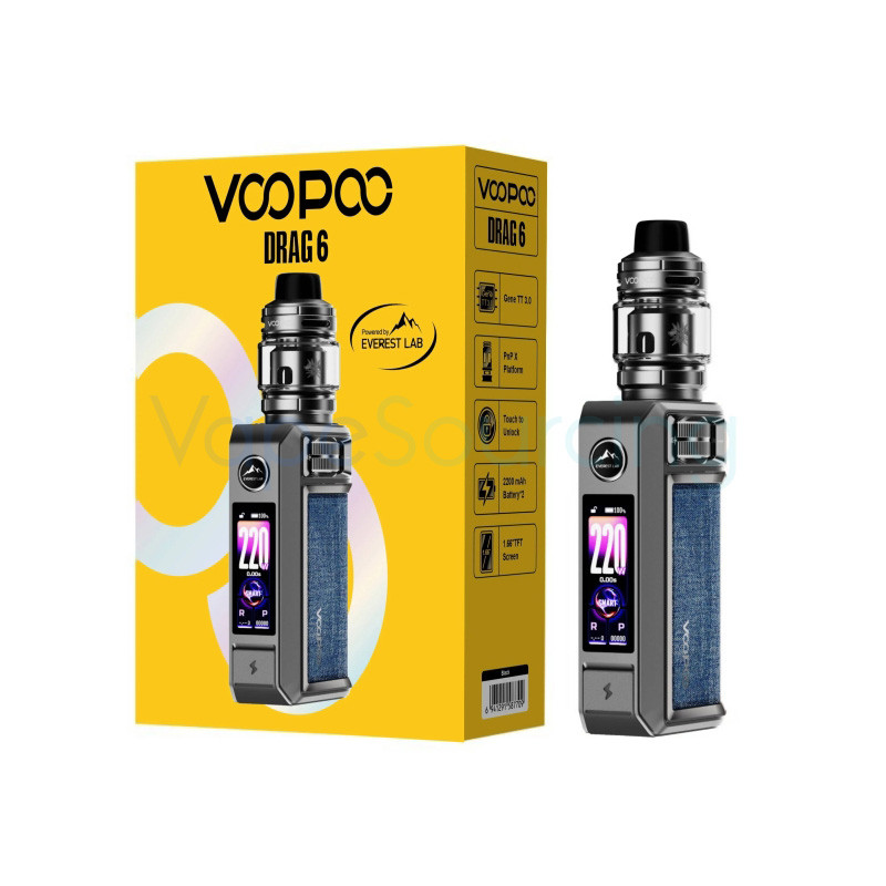 VO0PO0 Drag 6 Vape Mod Kit 4400mAh 220W