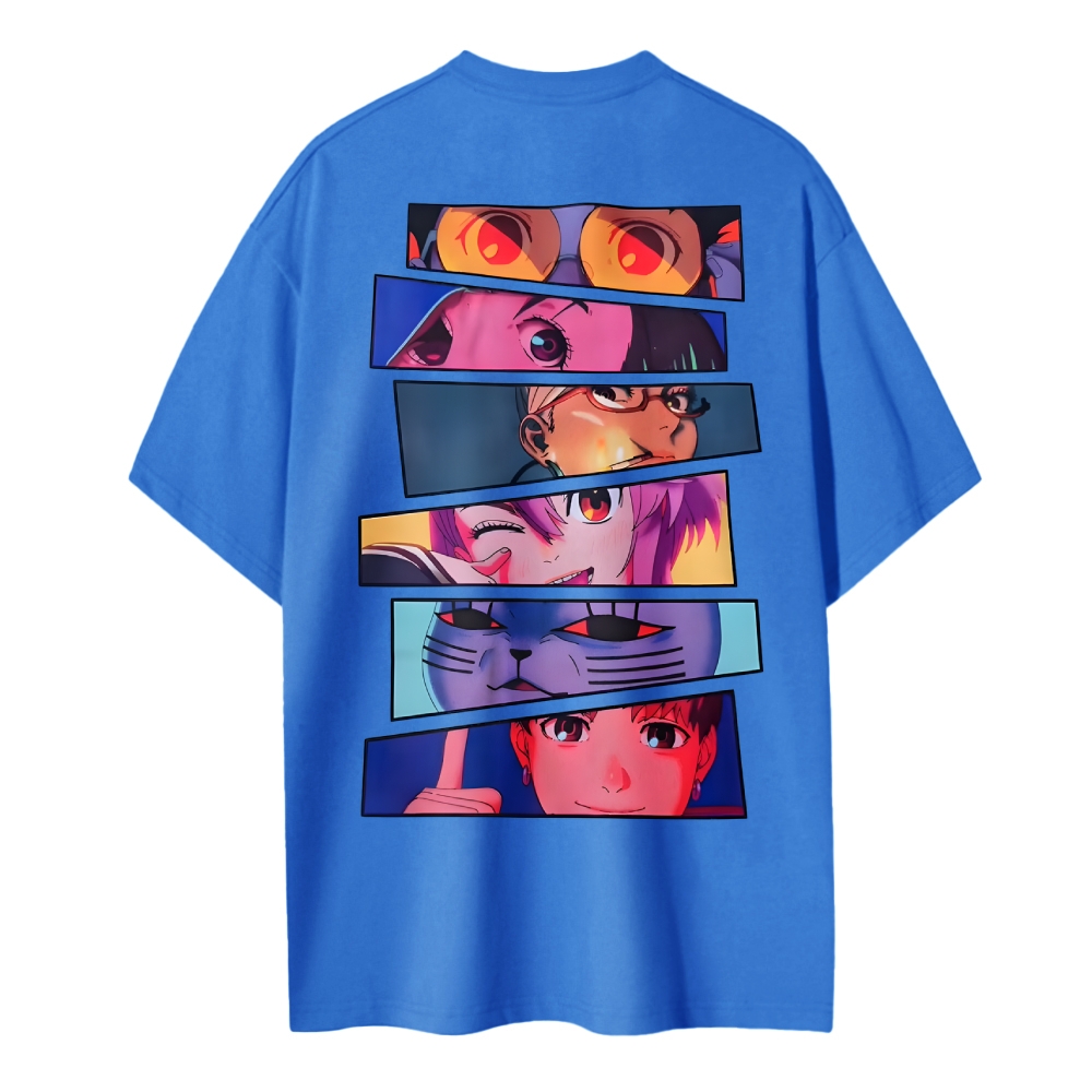 DANDADAN Cotton Unisex Round Neck Anime T-shirt TeeThreads Sustain the Scene with Custom Apparel