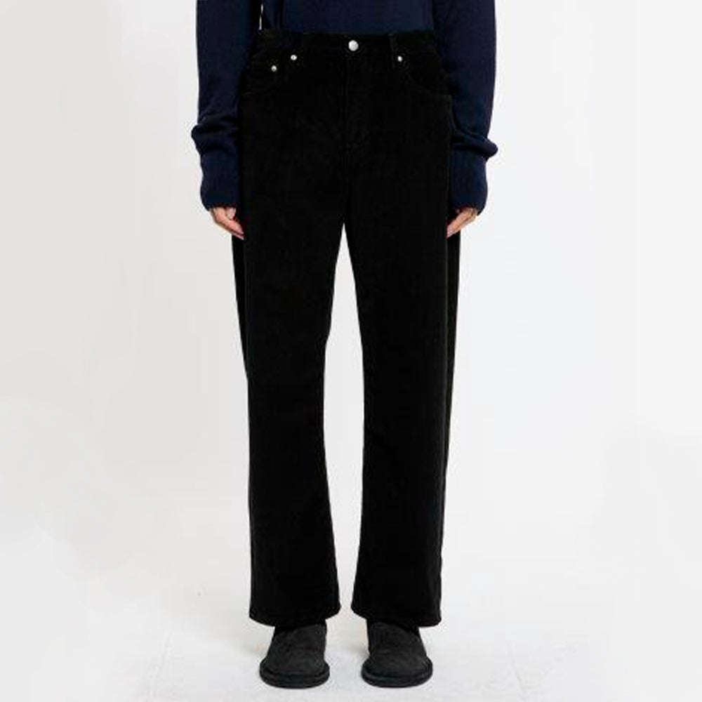 Studio Nicholson - Pantalon Denjo en Velours - Noir