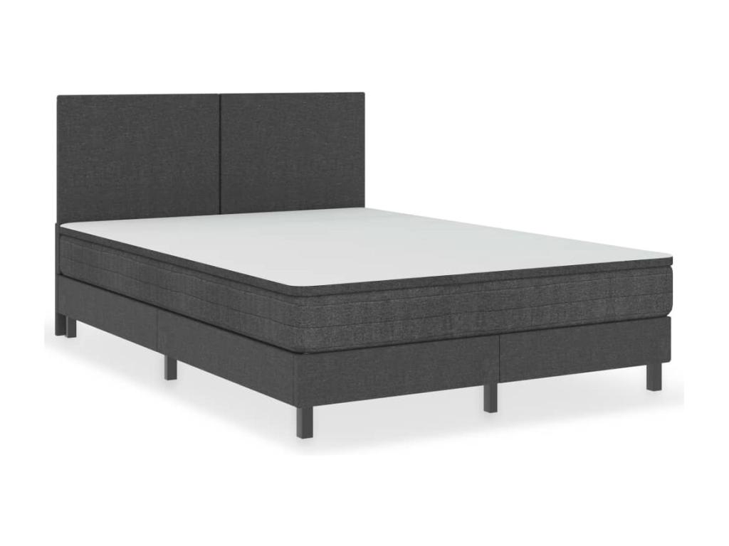De cama Box  Mueblescolor gris 140x200 cm