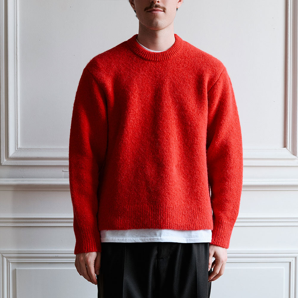 Museum Garments x Merci - Maille Alpaca - Rouge