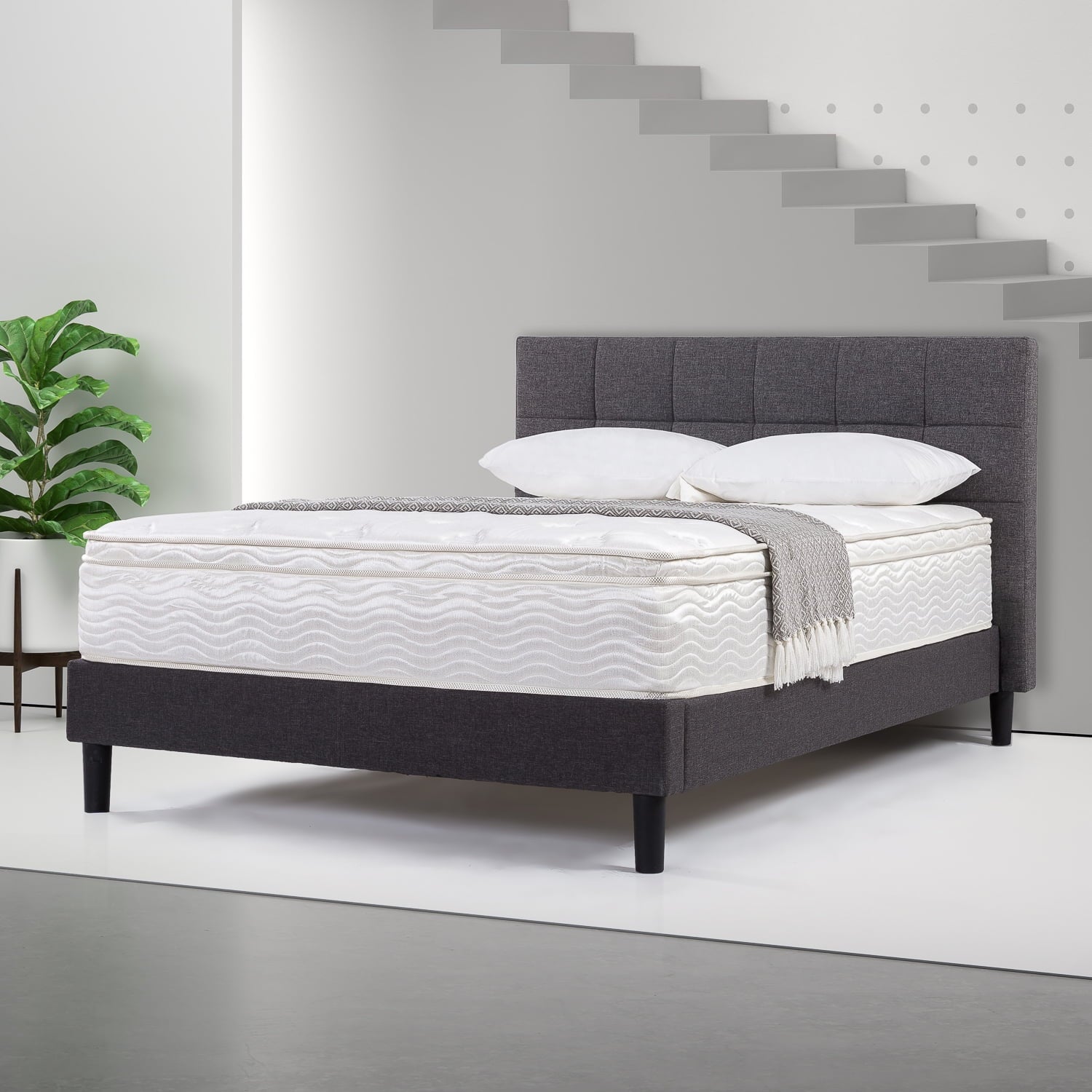 1 by Zinus Support 12 Spring Mattress. King