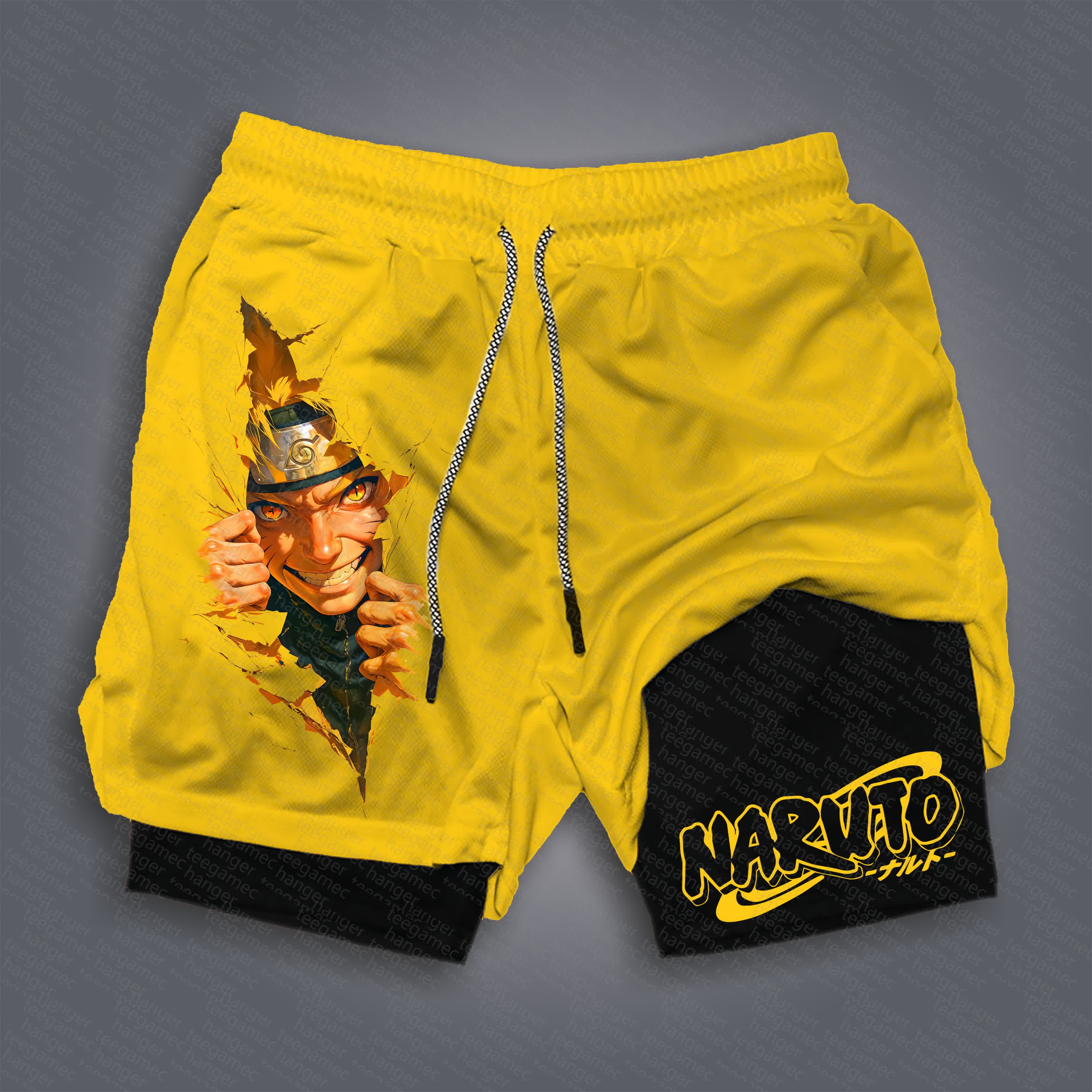 Unisex   Casual Anime Streetwear Gym Shorts