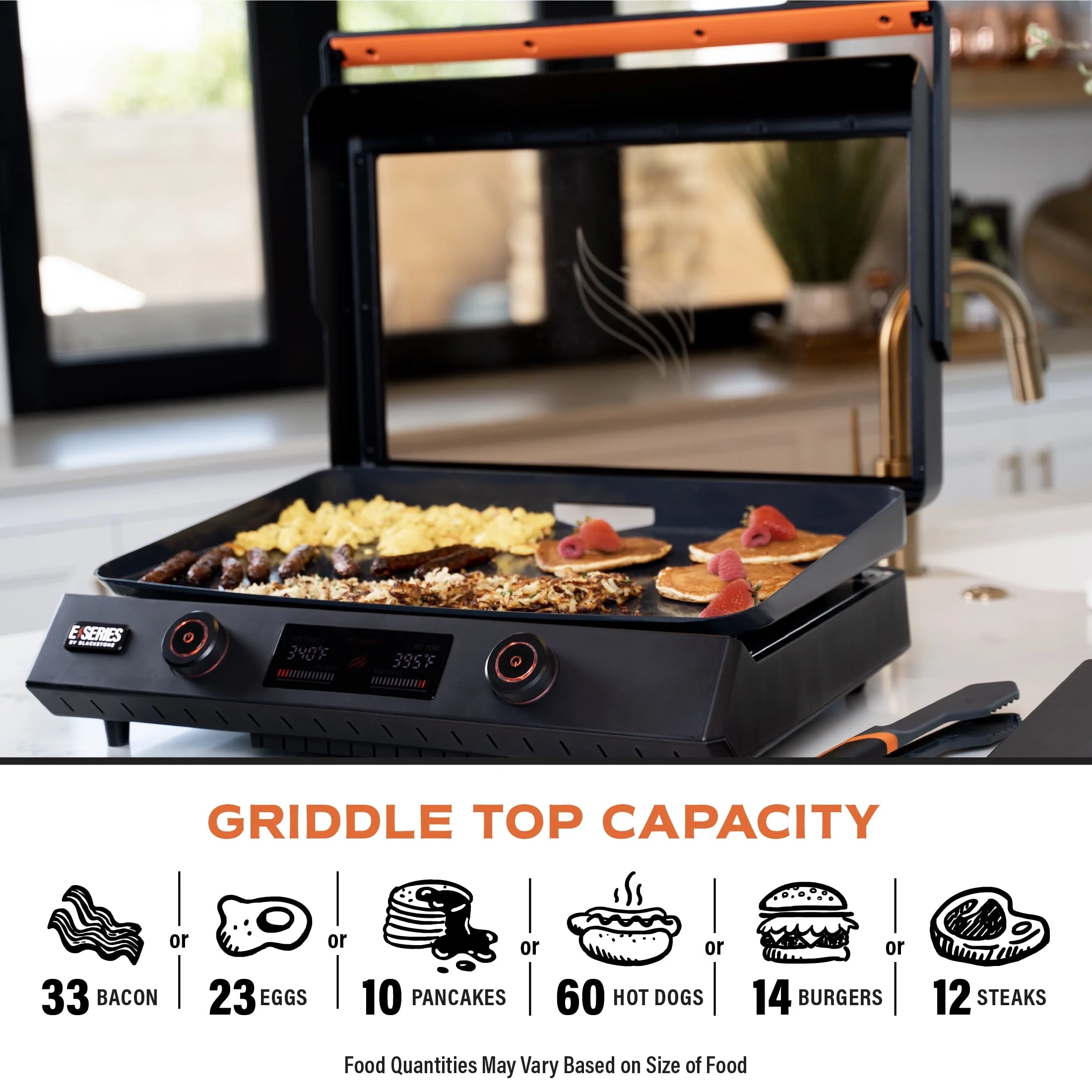 Blackstone E - Series 2 - Burner 22" Electric Tabletop Griddle with Prep Cart
