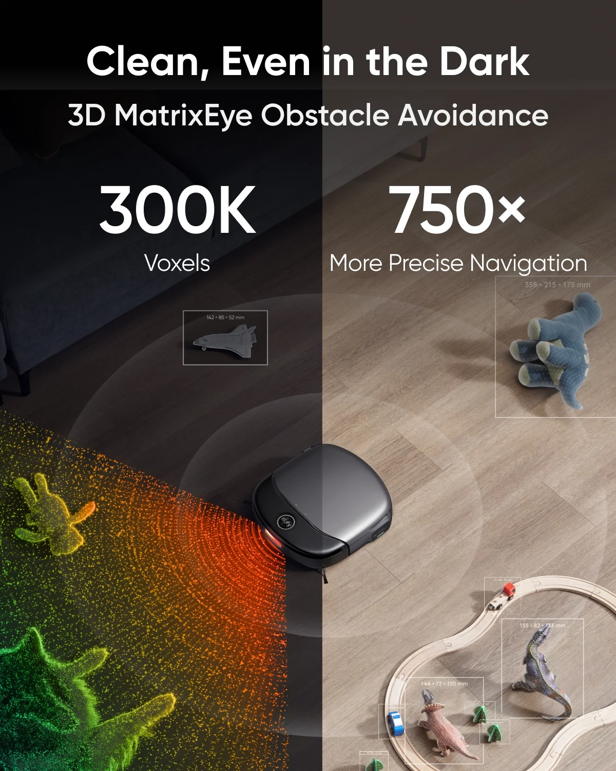 eufy Robot Vacuum Omni S1 Pro with All-in-One Station, Always Clean Mop, 8000 Pa Suction, Obstacle Avoidance, Auto Mop Washing & Drying, Self-Emptying - Image 4
