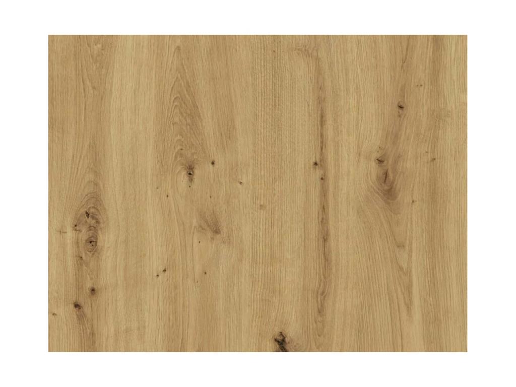 Cajonera móvil color blanco brillante y roble artesanal Multicolor