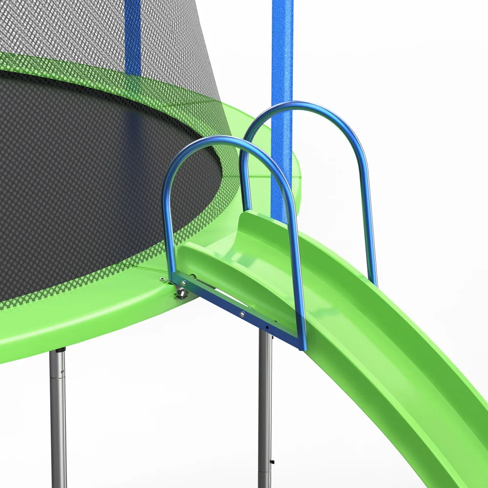 12FT Trampoline with Slide and Swings, Large Outdoor Backyard Trampoline with Basketball Hoop and Ladder for Kids and Adults - Image 14