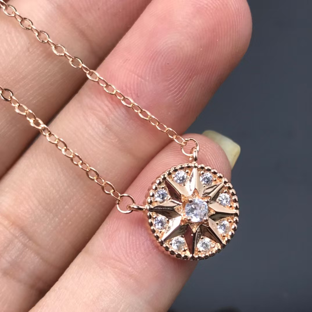 Dior Rose Des Vents Necklace - Original Replica Club