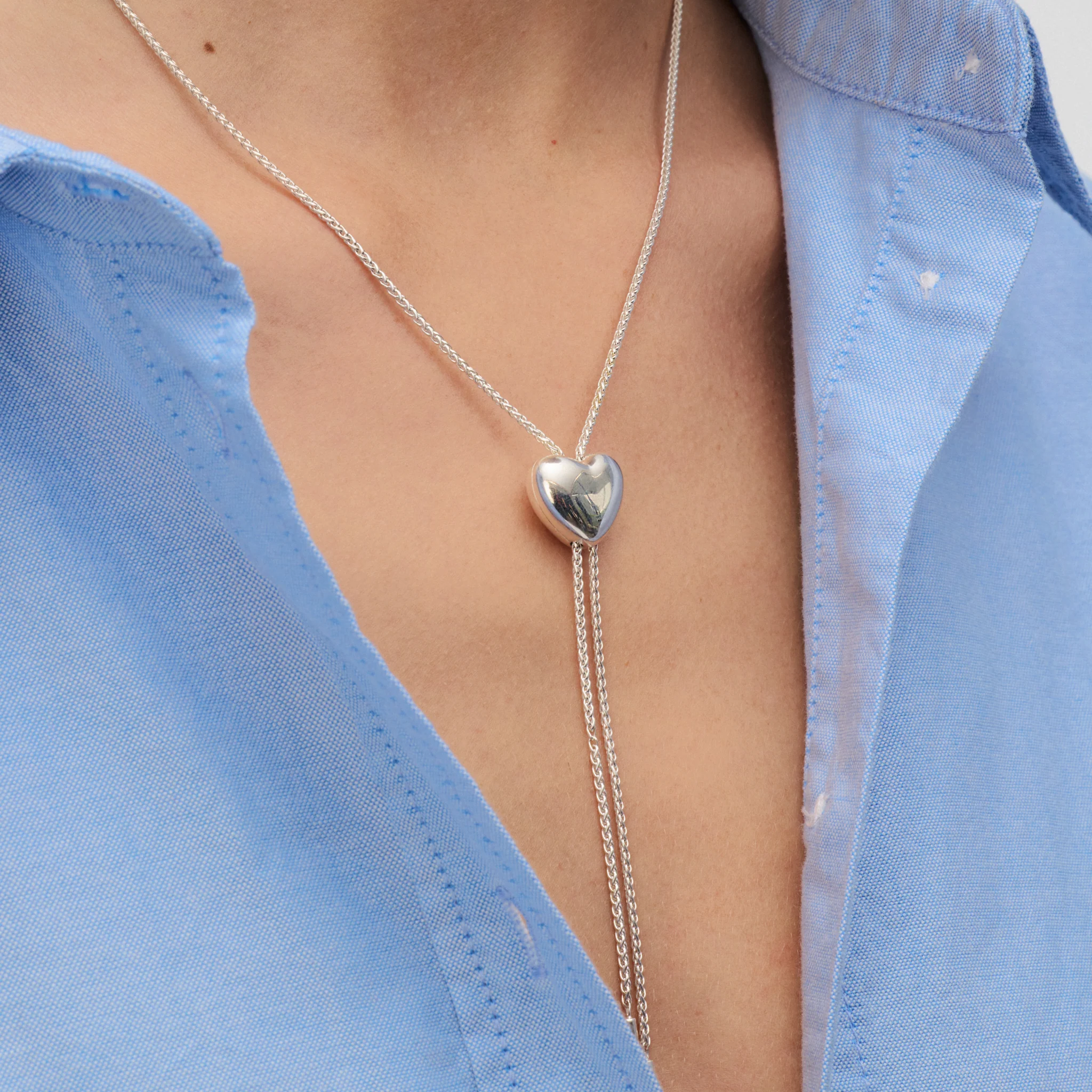 Puffy Heart Bolo Tie