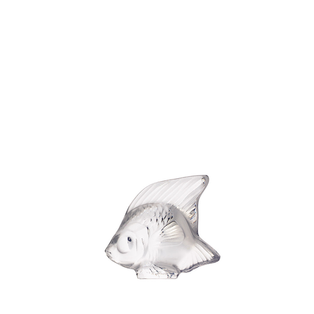 SCULPTURE POISSON - CRISTAL INCOLORE