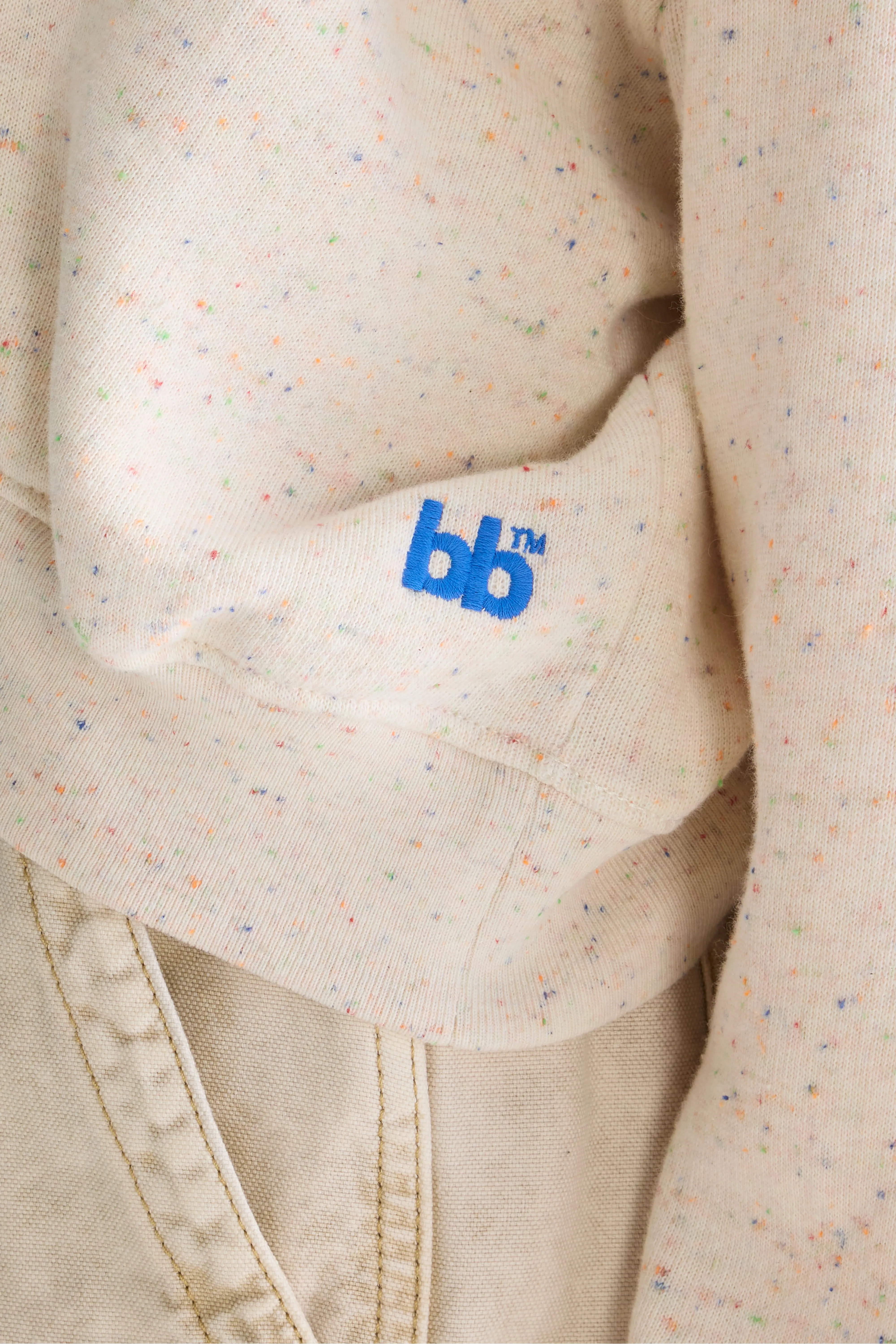 Bellerose Fancy cropped crewneck sweatshirt (261 / W / COMBO C)