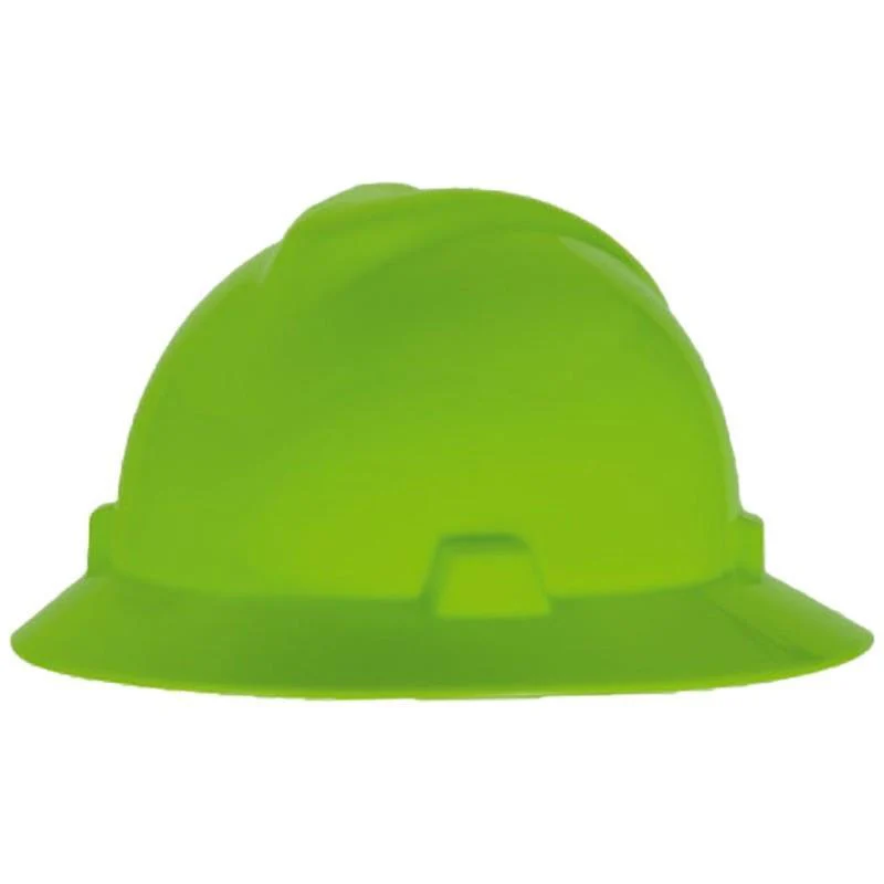 MSA V-Gard Full Brim Hard Hats With Fas-Trac III Suspension - KTF Painting Interior Exterior