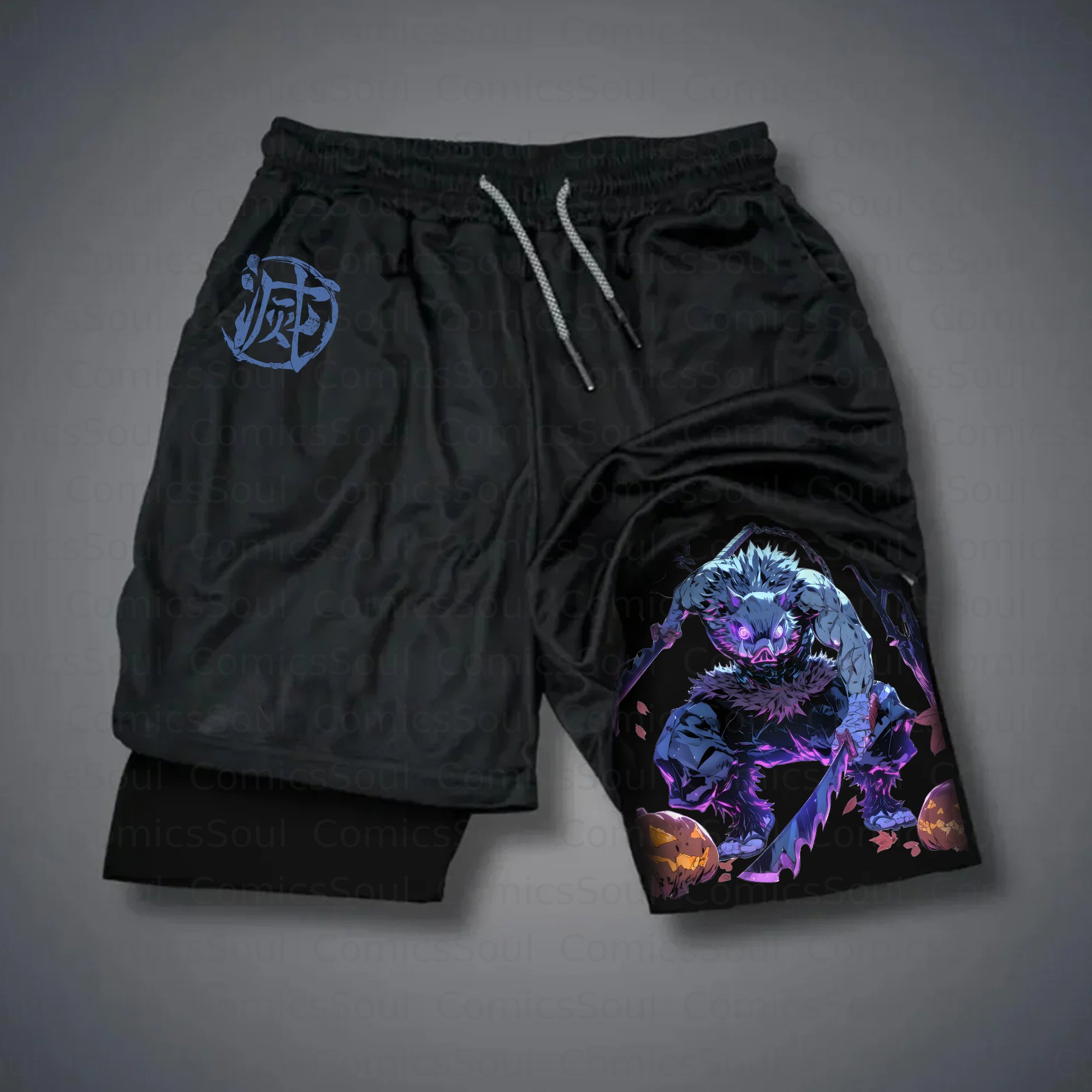 Unisex Casual Halloween Anime Streetwear Shorts