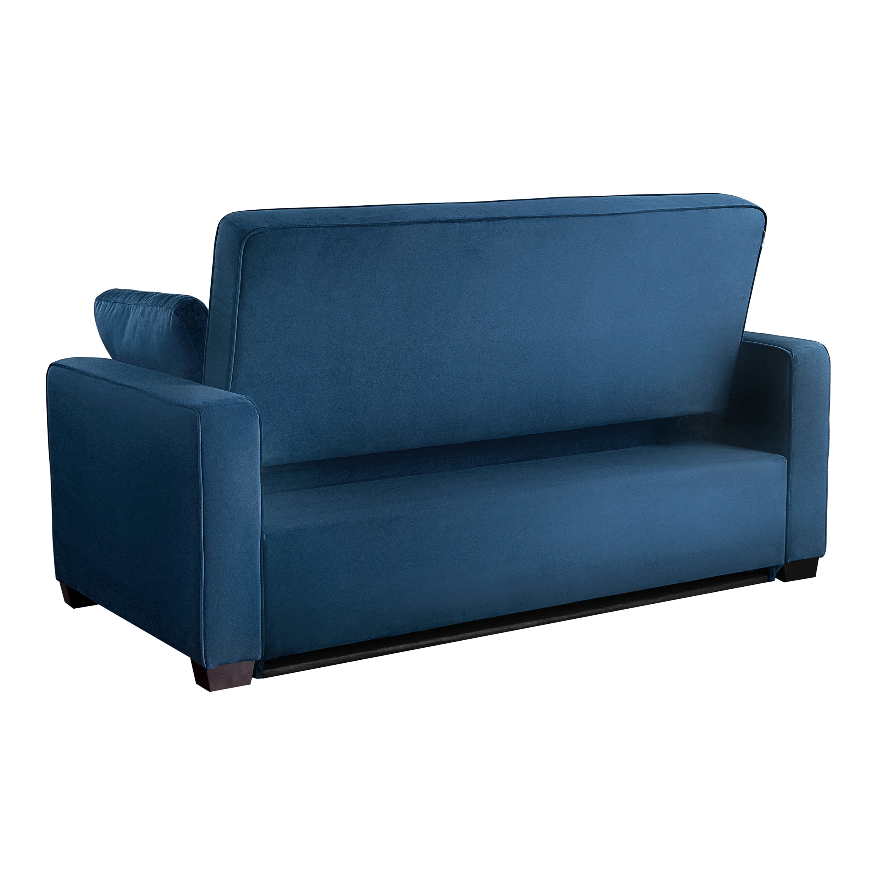 Serta Dream Convertibles Monroe Modern Polyester Convertible Queen Sofa Bed with Pillows Grey - Image 48