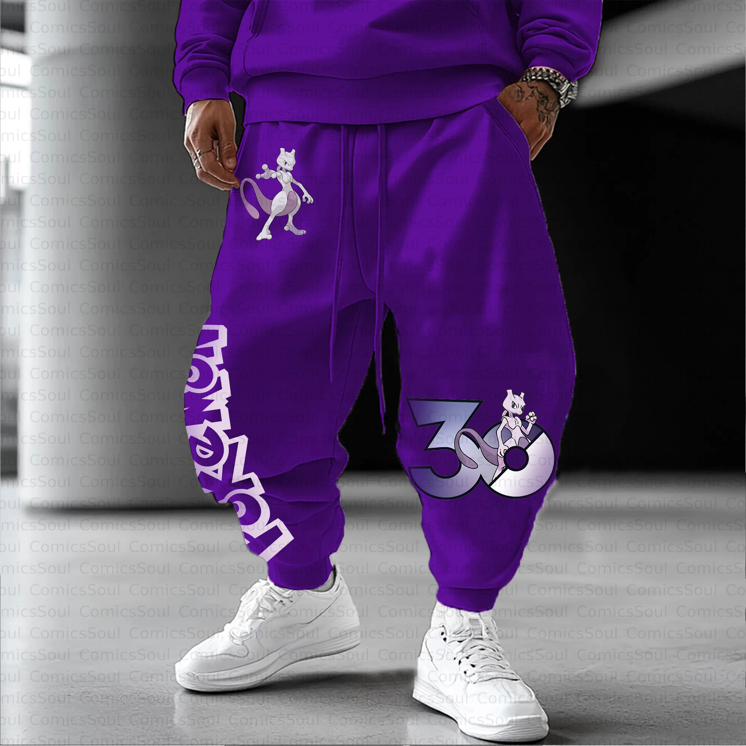 Unisex Casual Anime Streetwear Pant