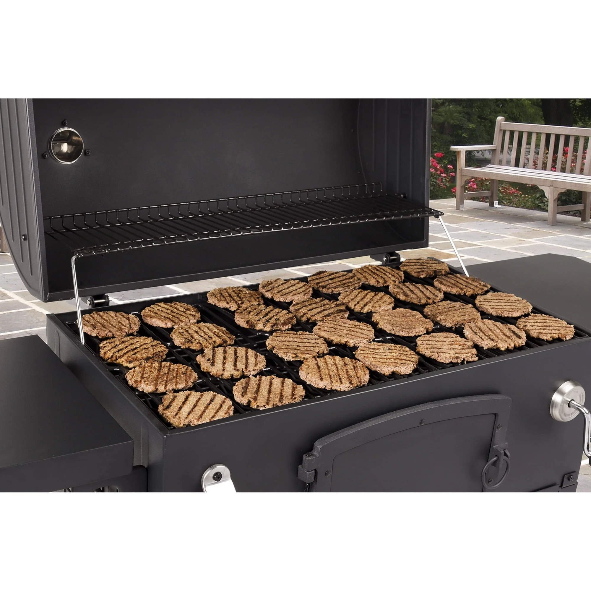 Dyna-Glo X-Large Heavy-Duty Charcoal Grill - 32 in. W- 816 sq.in. of Cooking Area Black - Image 6