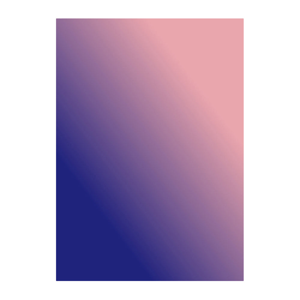 Paper Collective Absorb 03 Poster 50 x 70 cm - Purple / Blue