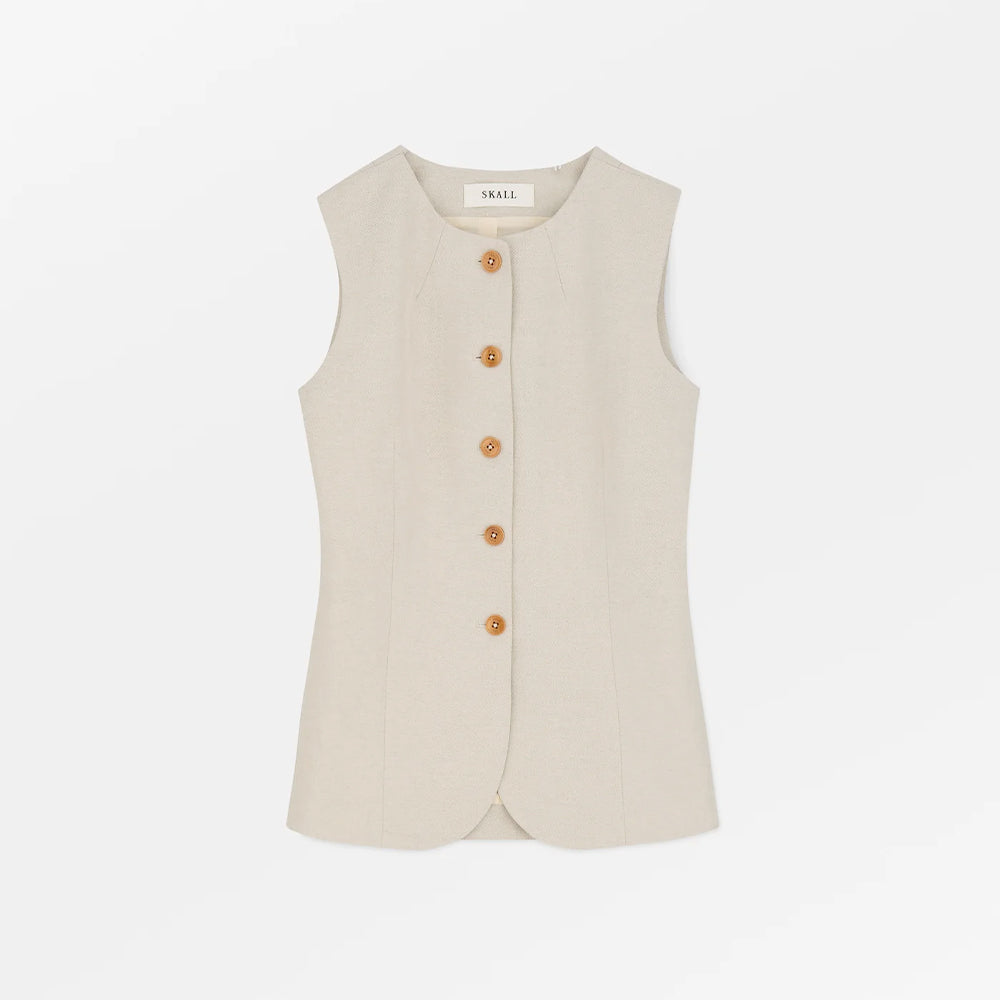 Skall Studio - Gilet Clementine - Naturel