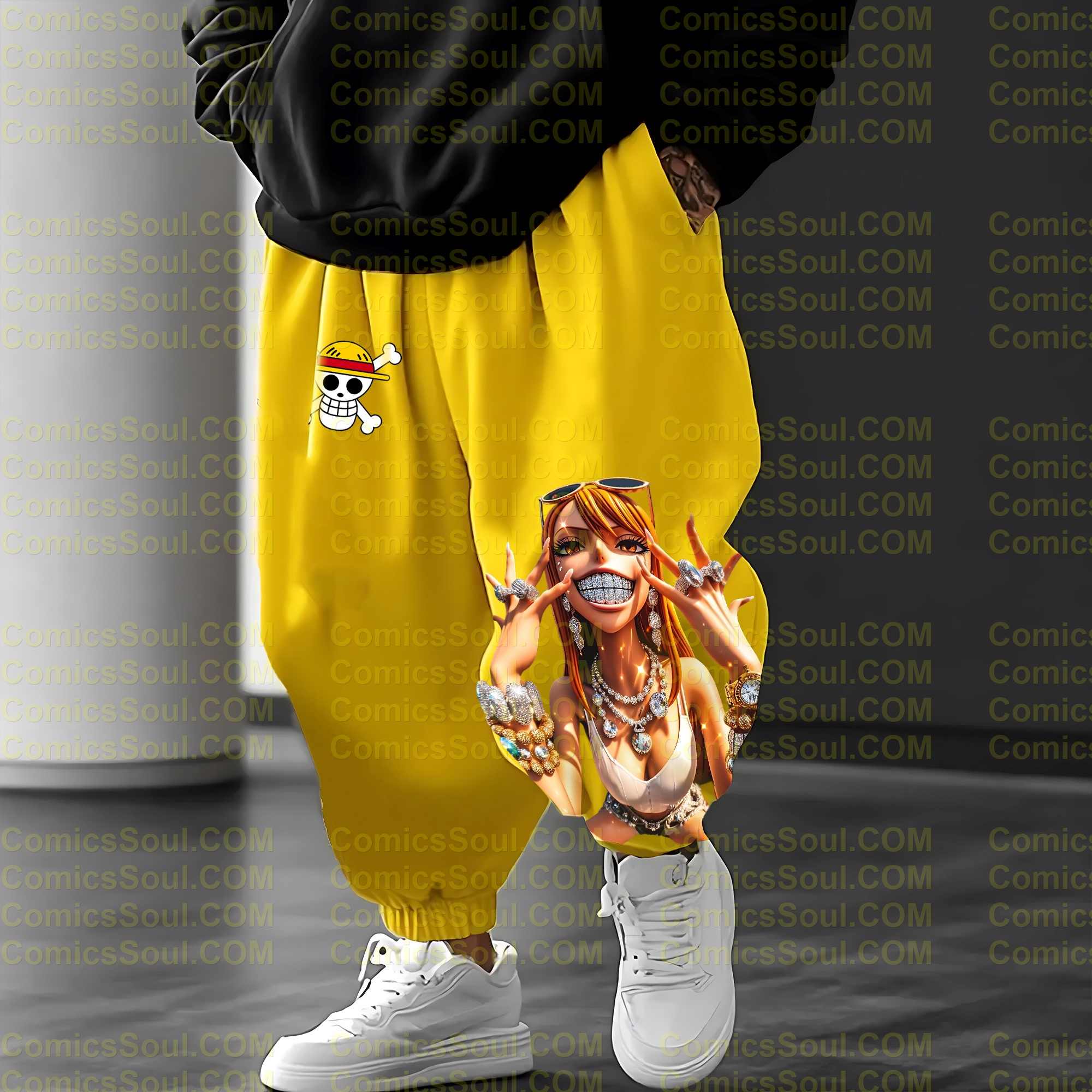 Unisex Anime Inspired Vintage Plush Pants