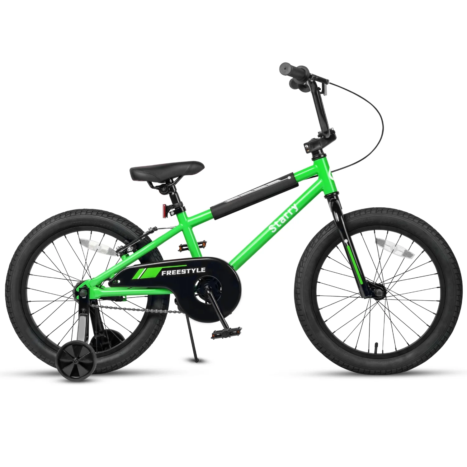 Glerc 14 Inch Little Kids Bike BMX Style Bicycle with Training Wheels Coaster Brake for 3 4 5 Years Old Boys Girls, Blue - Image 40