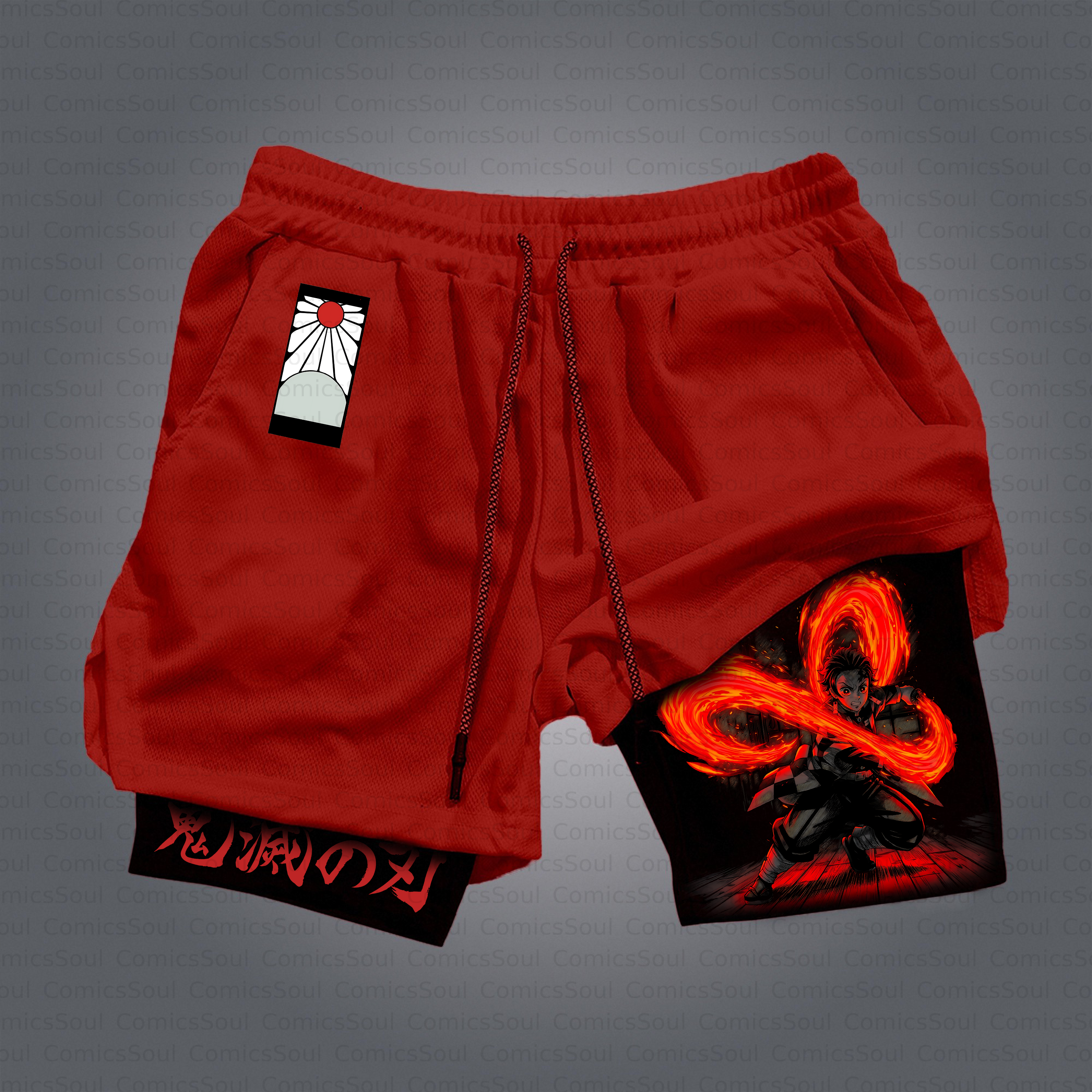 Unisex Casual Anime Style Shorts