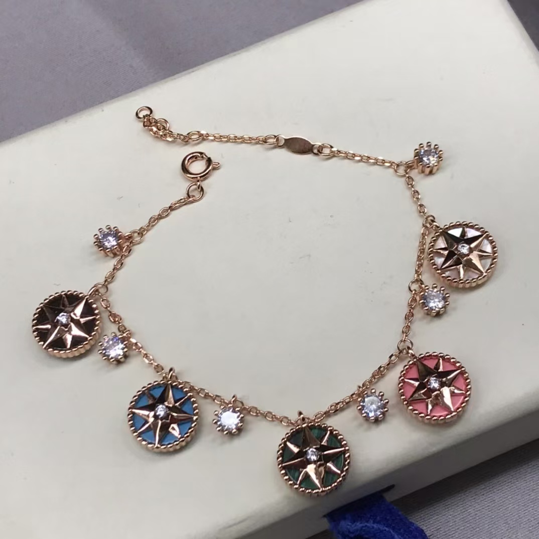 Dior Diamond Rose Des Vents Bracelet - Original Replica Club