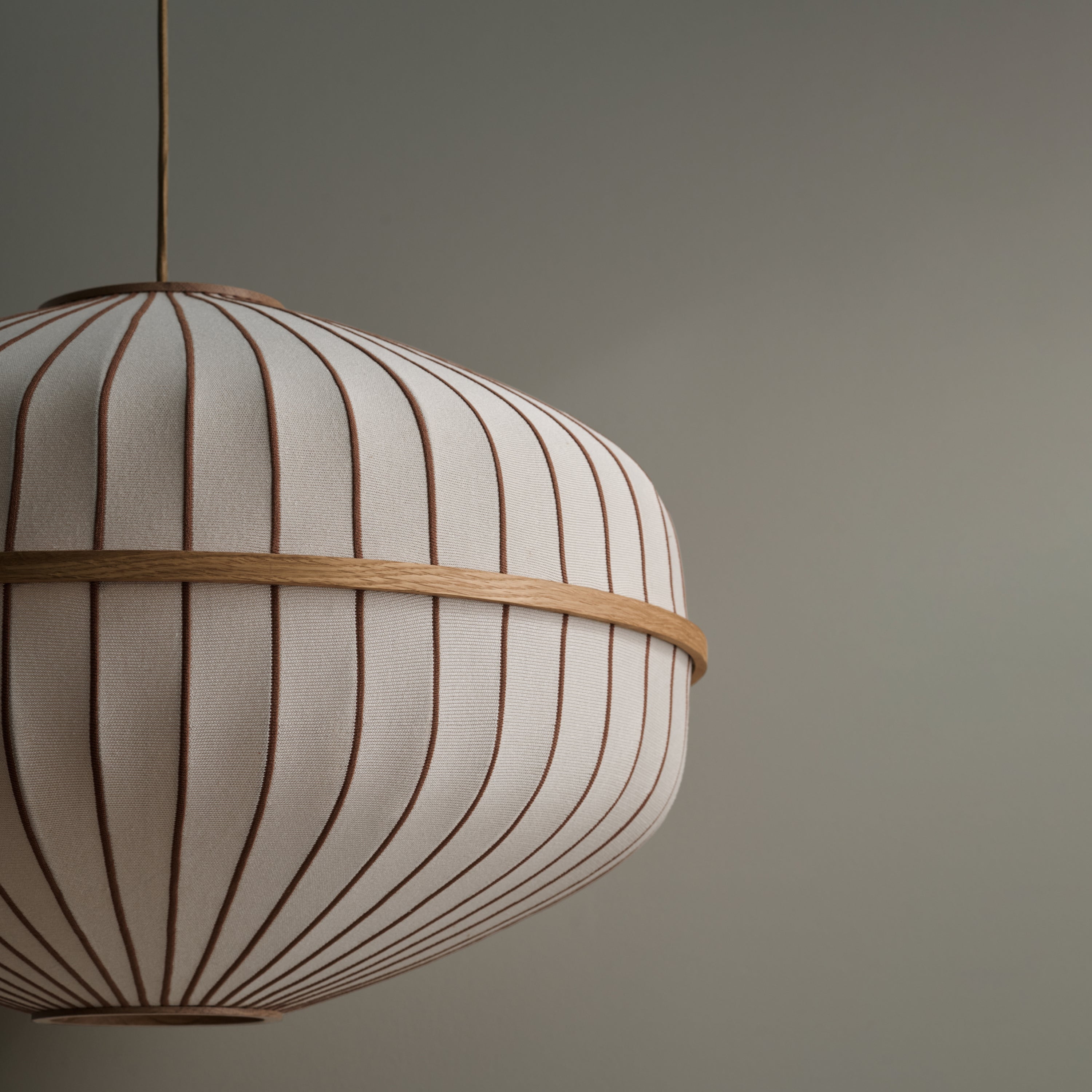 Bolia Lucén Hanglamp Ø 60 cm - Ellips - Geolied Hout