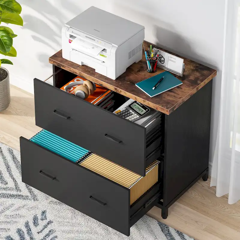 2-Drawer Lateral File Cabinet for Office Organization