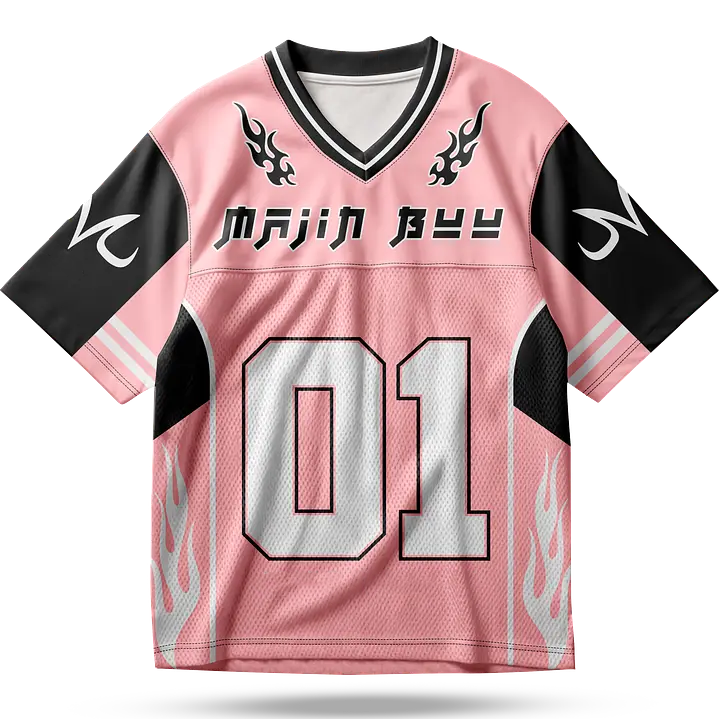 DragonBall Anime Football Jersey TeeThreads Sustain the Scene with Custom Apparel