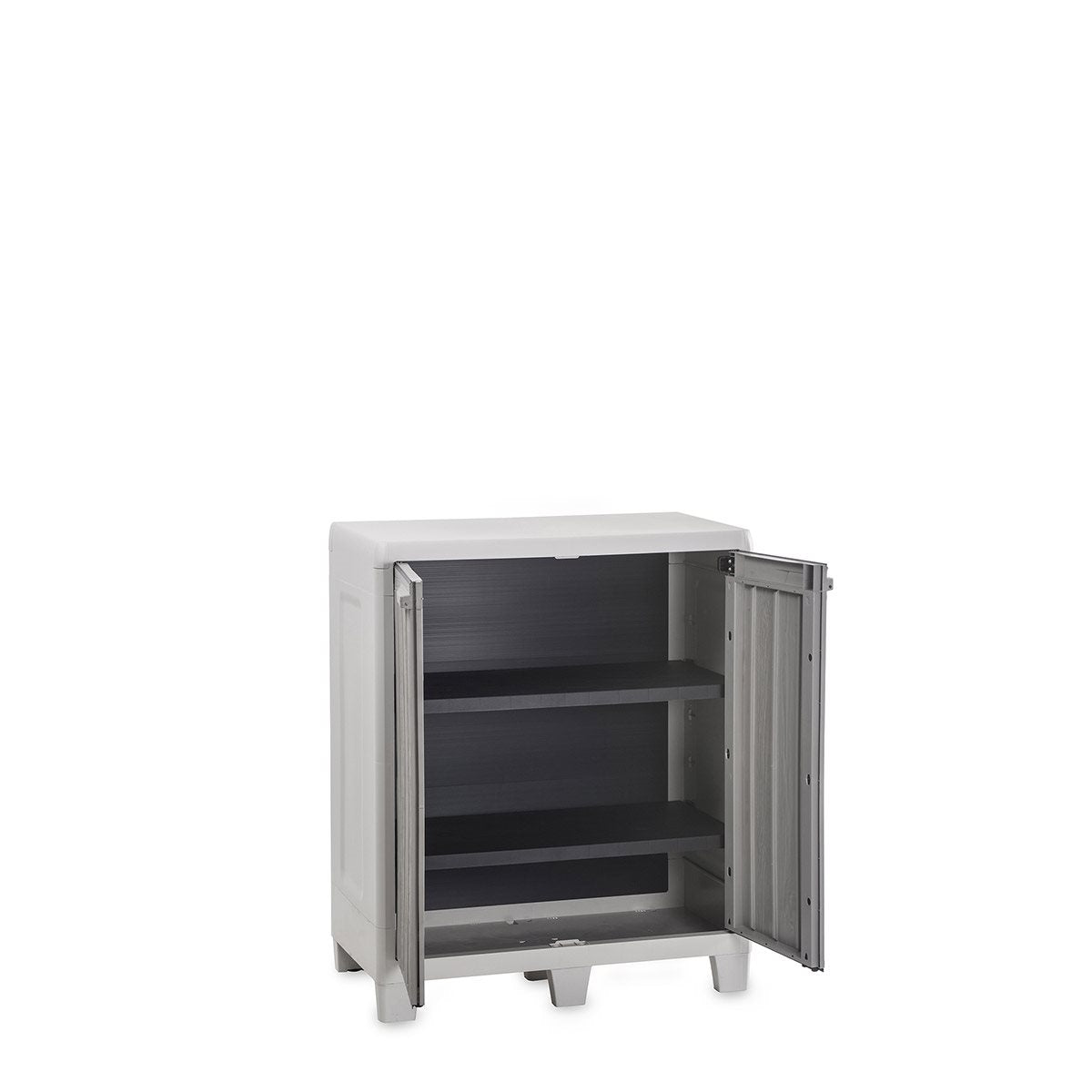 Toomax Florida XL opbergkast laag - lichtgrijs donkergrijs