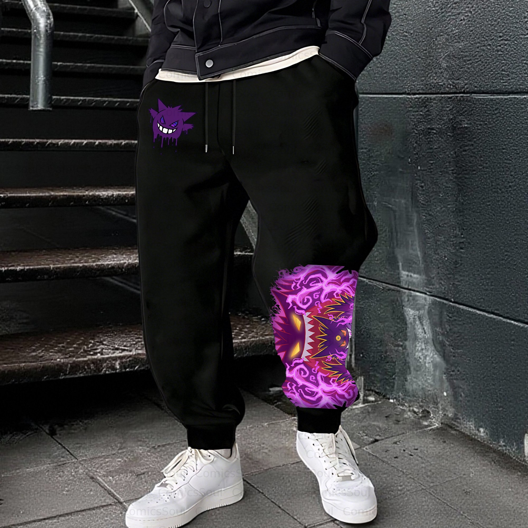 Unisex Casual Anime Streetwear Pant