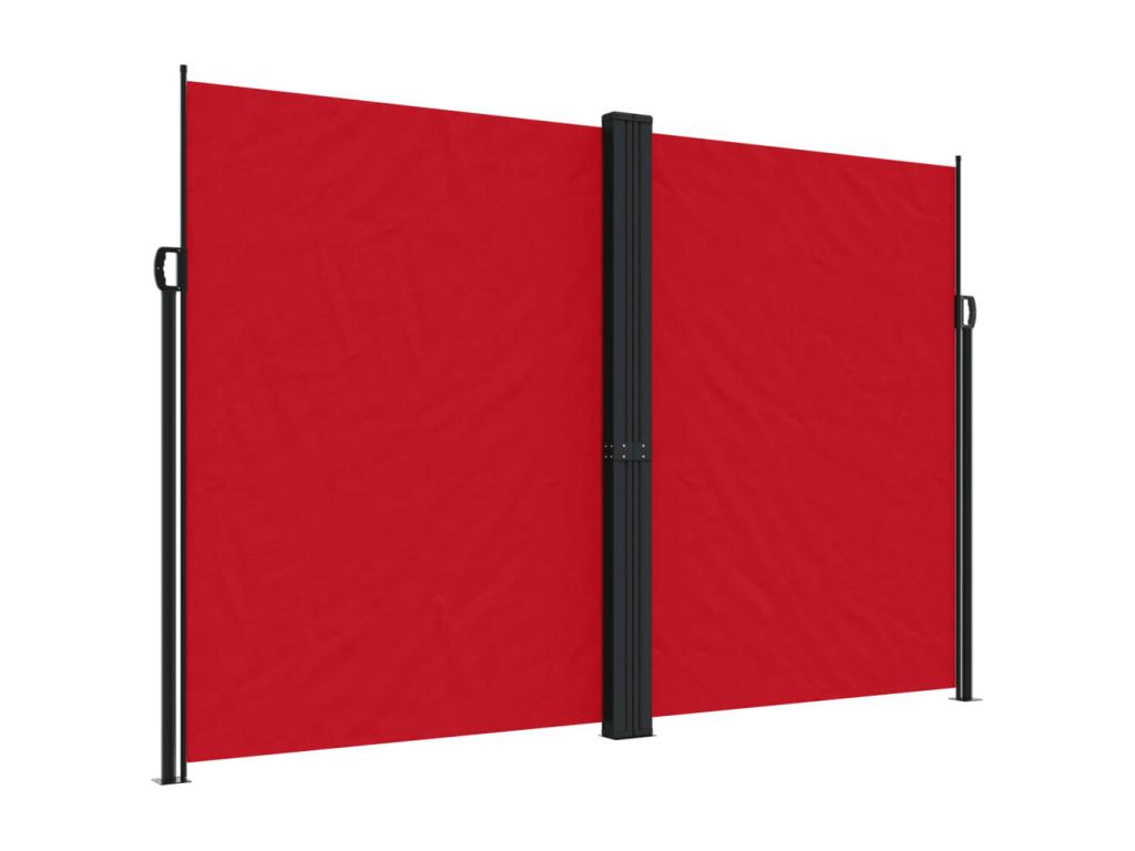 Toldo lateral retráctil Rojo 220x1000 cm