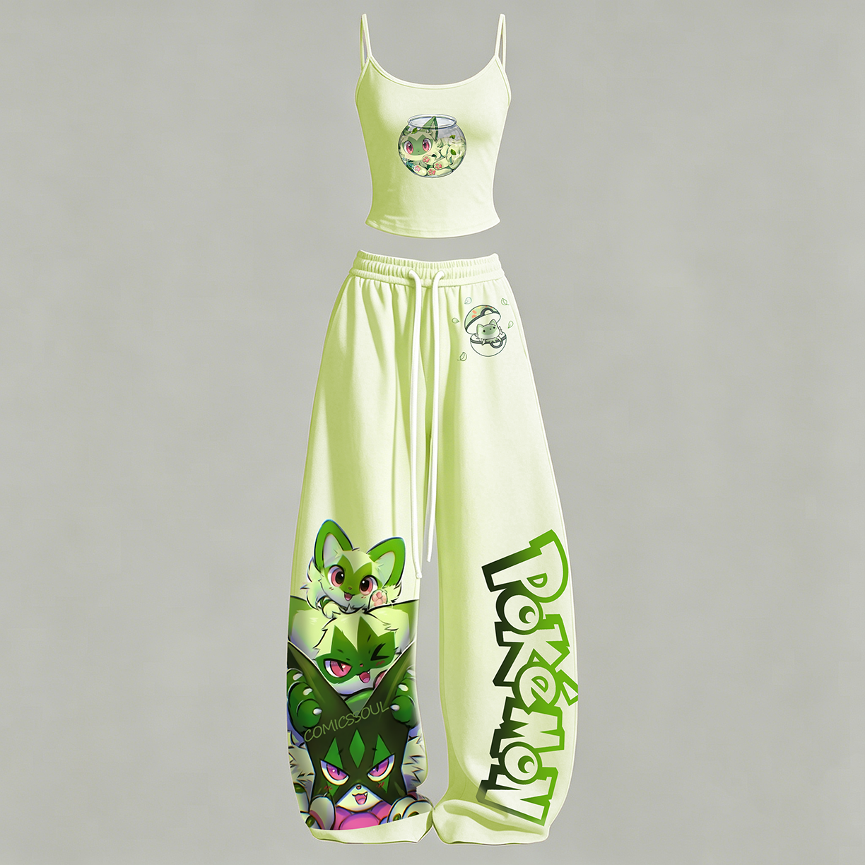 Pokémon Top & Elasticated Trousers Two-Piece Set