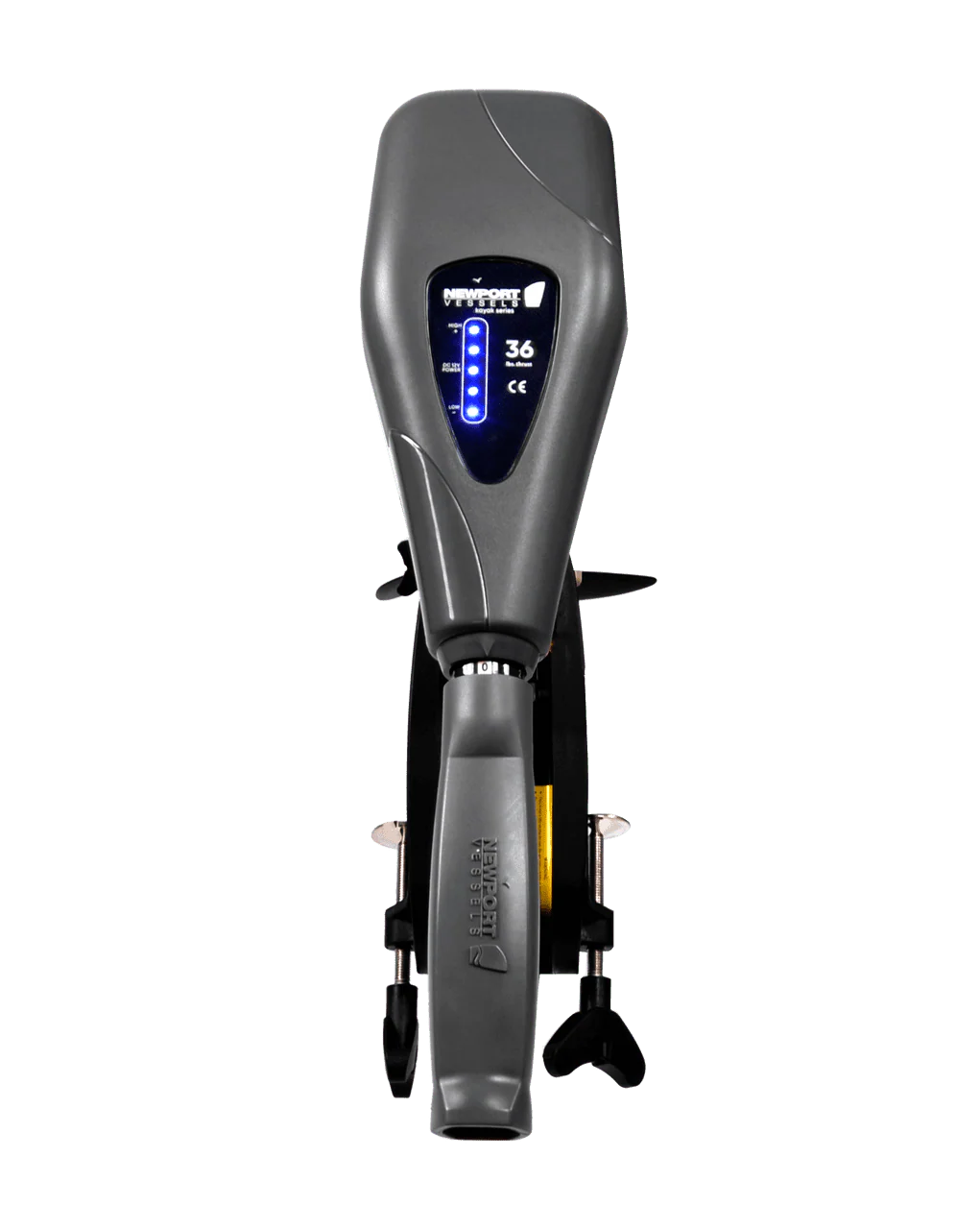 Newport Vessels Kayak Series 36 Lb. Thrust Saltwater Transom Mounted Electric Kayak Trolling Motor with 24 In. Shaft - Image 2