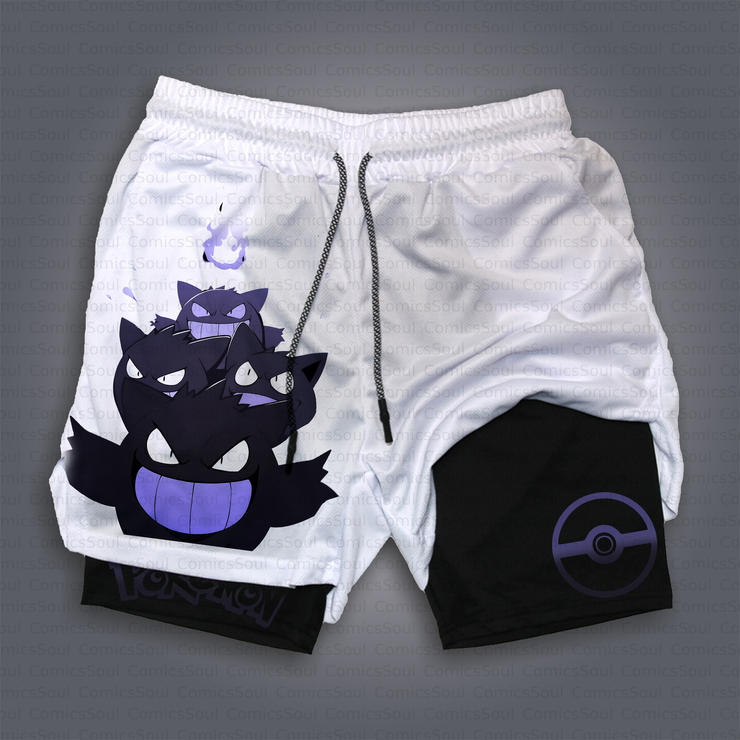 Unisex Casual Anime Style Shorts