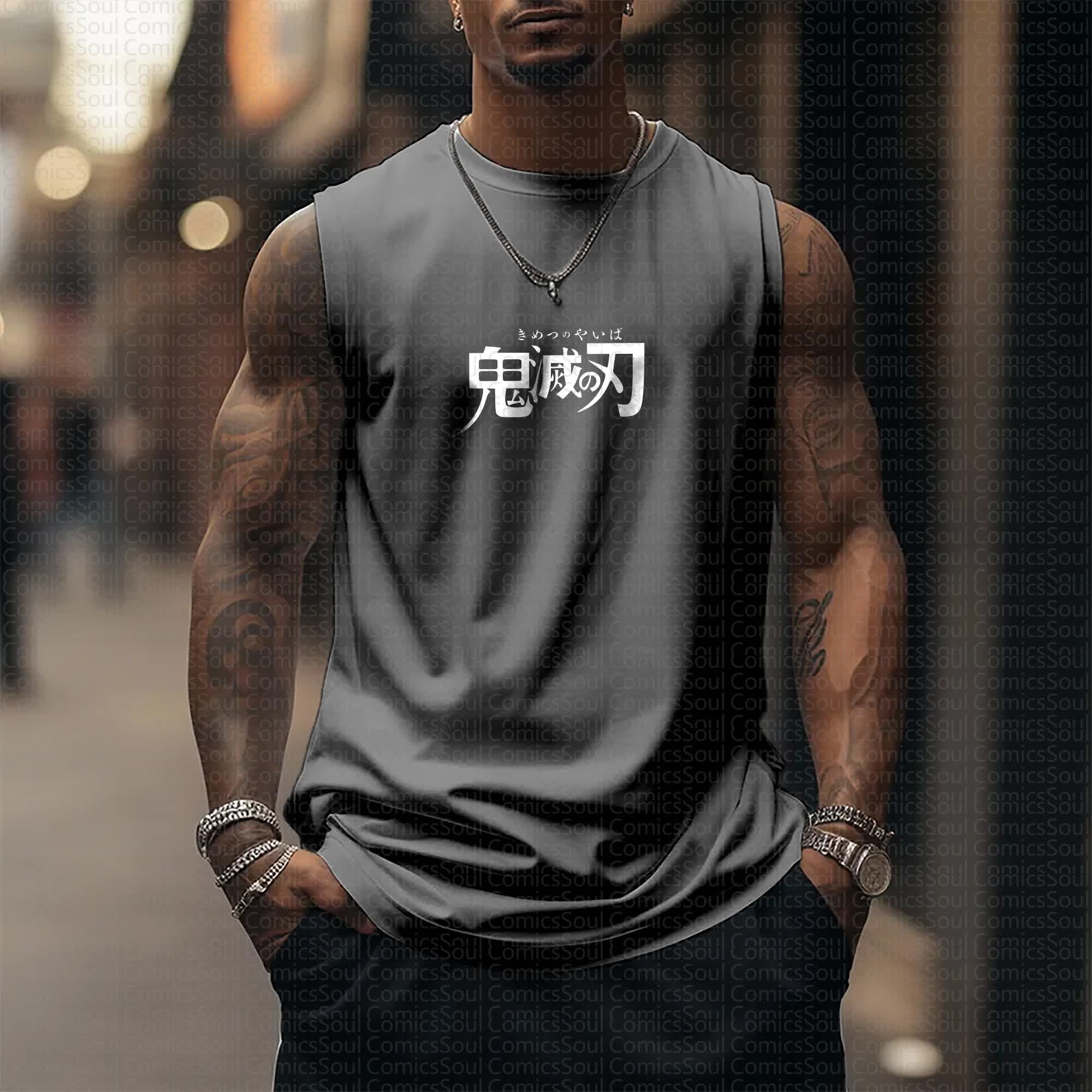 Unisex “Comicssoul X Comicssoul” Casual Anime  Tank Top TeeThreads Sustain the Scene with Custom Apparel