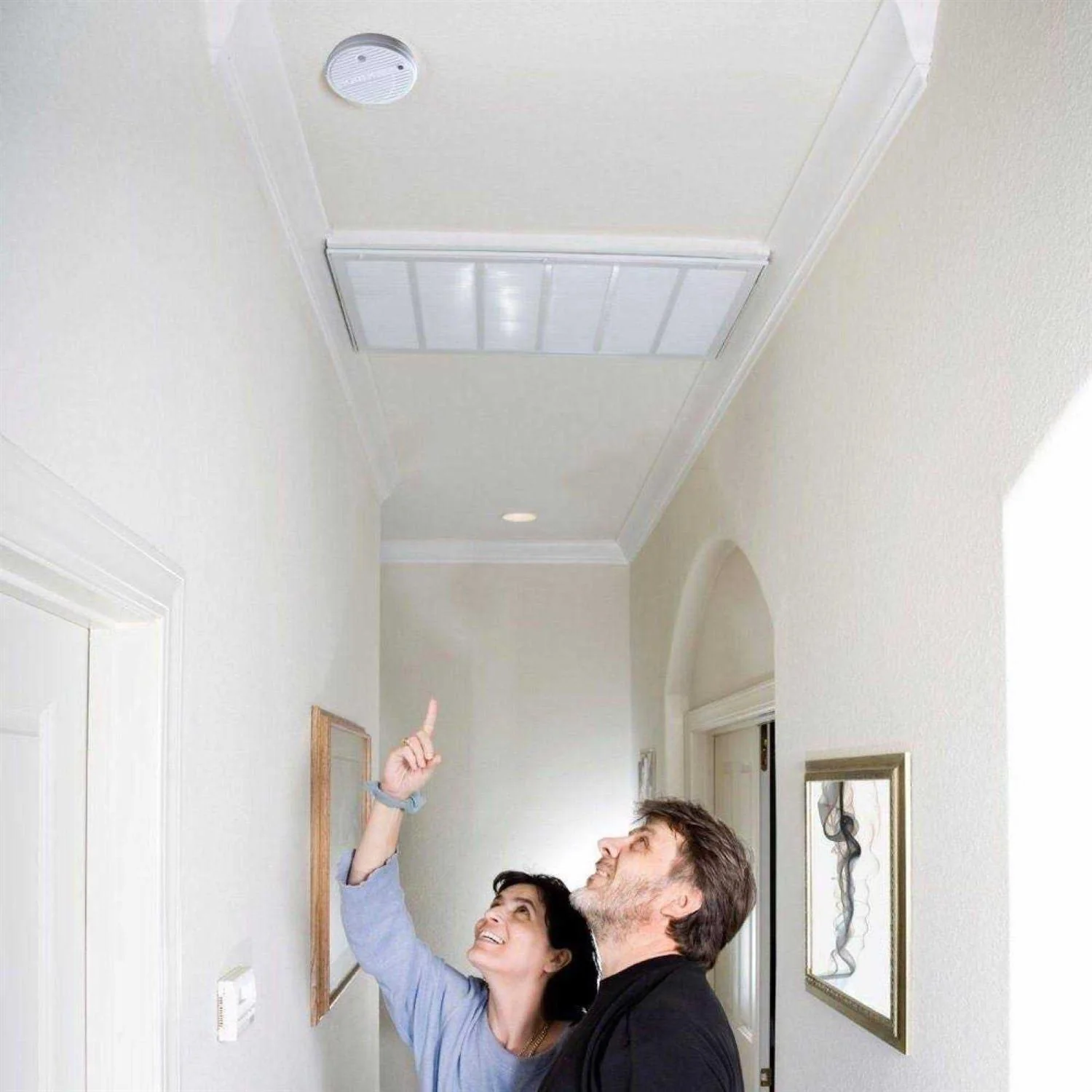Kidde Firex Hardwired Ionization Smoke Alarm, White, 5.6-Inch Dia x 1.8-Inch - i4618 - Image 2 Kidde Firex Hardwired Ionization Smoke Alarm, White, 5.6-Inch Dia x 1.8-Inch - i4618 - Image 2