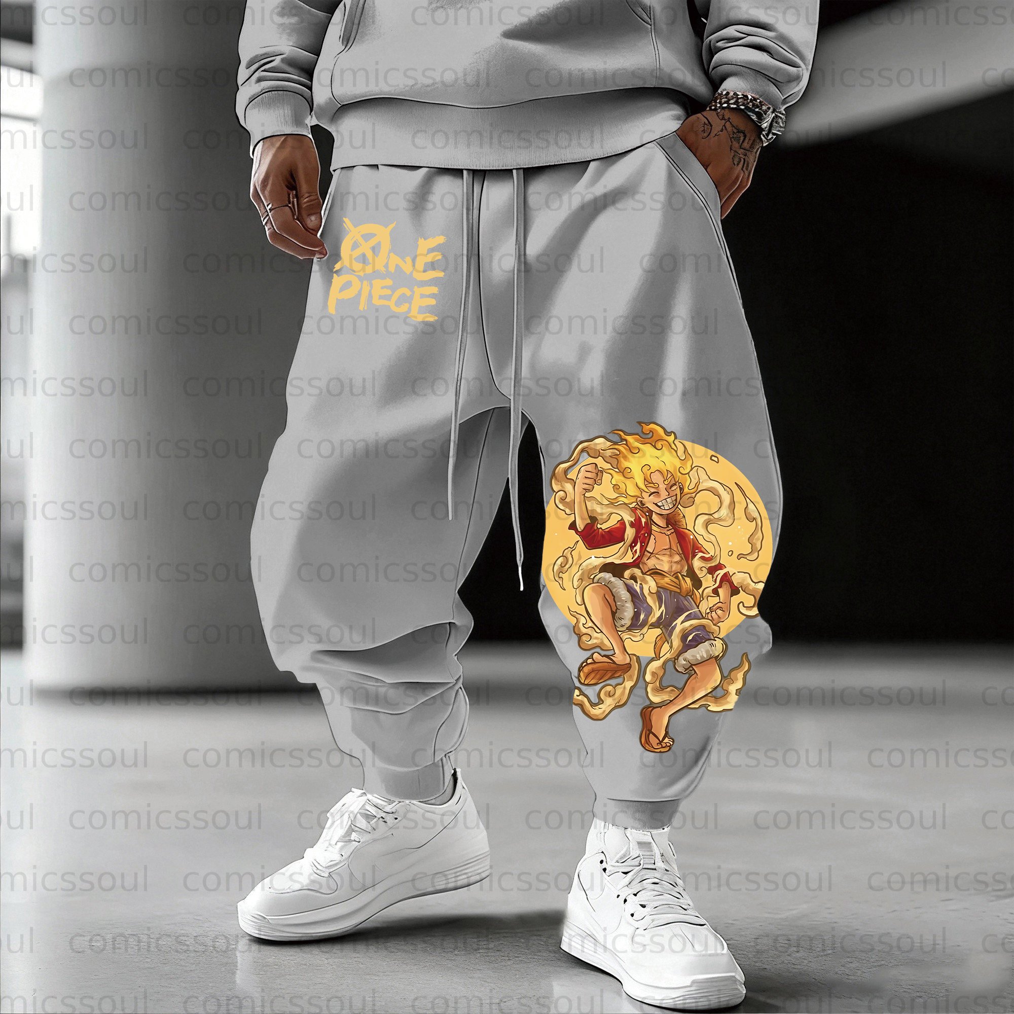 Unisex Anime Inspired Vintage Pants