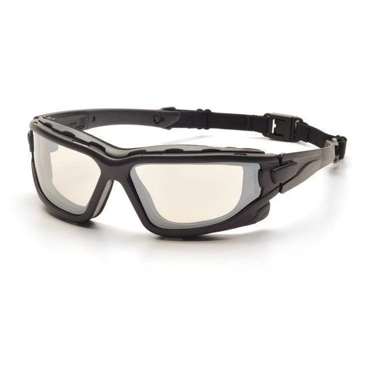 Pyramex I-Force Safety Glasses Black, Foam-Padded, with Indoor-Outdoor Anti-Fog Lenses - KTF Painting Interior Exterior