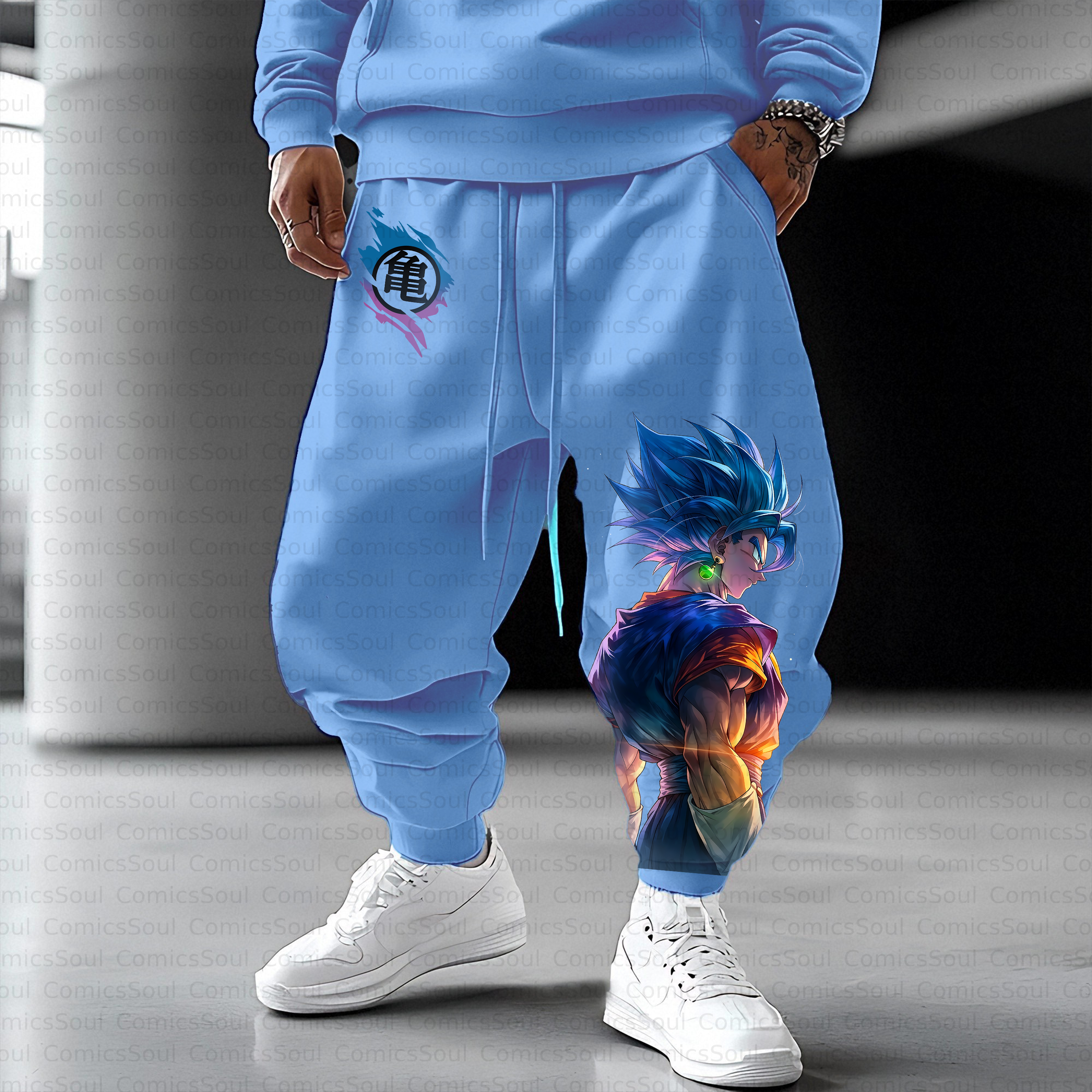 Unisex Casual Anime Streetwear Pant