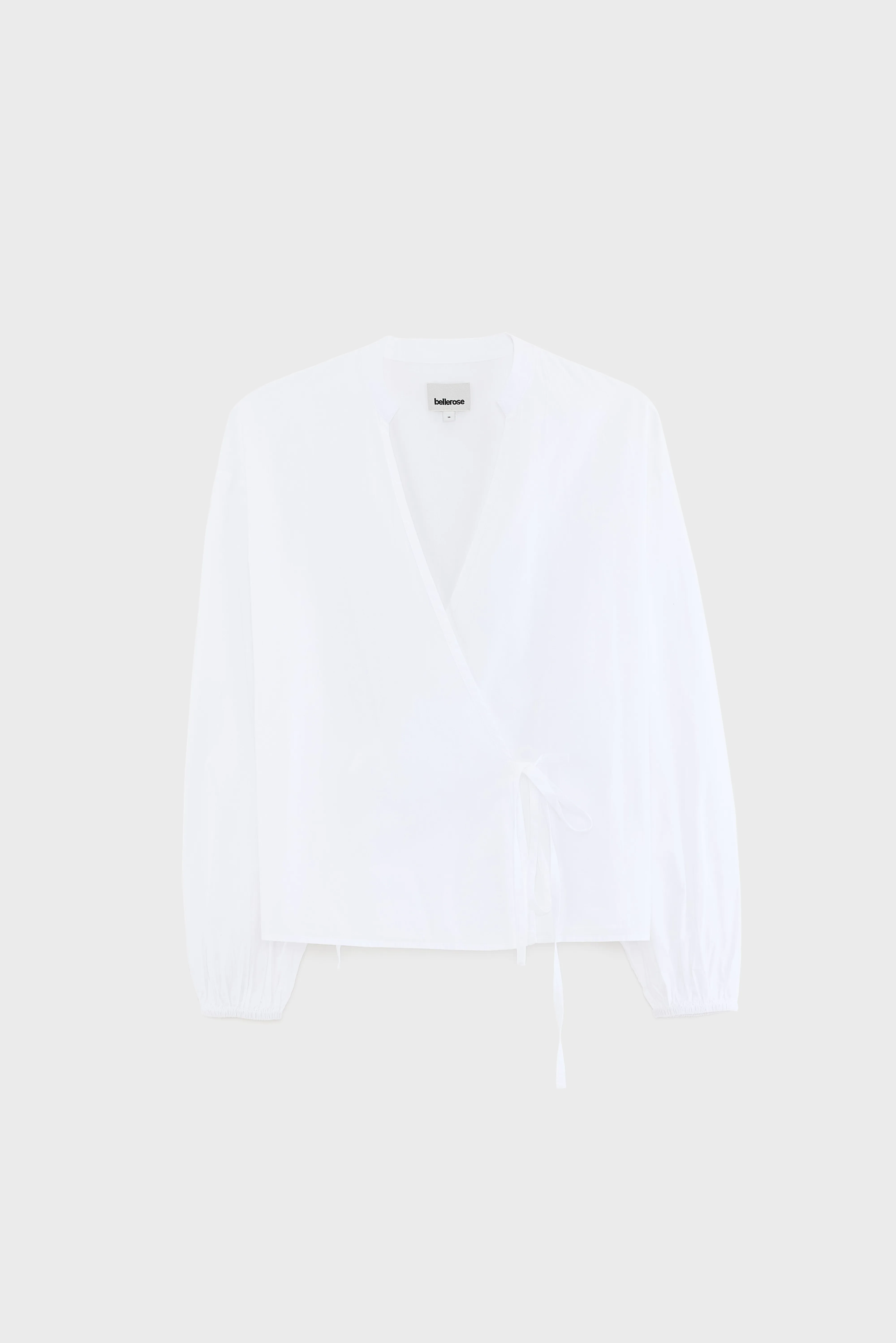 Bellerose Collin wrap-front blouse (261 / W / WHITE)