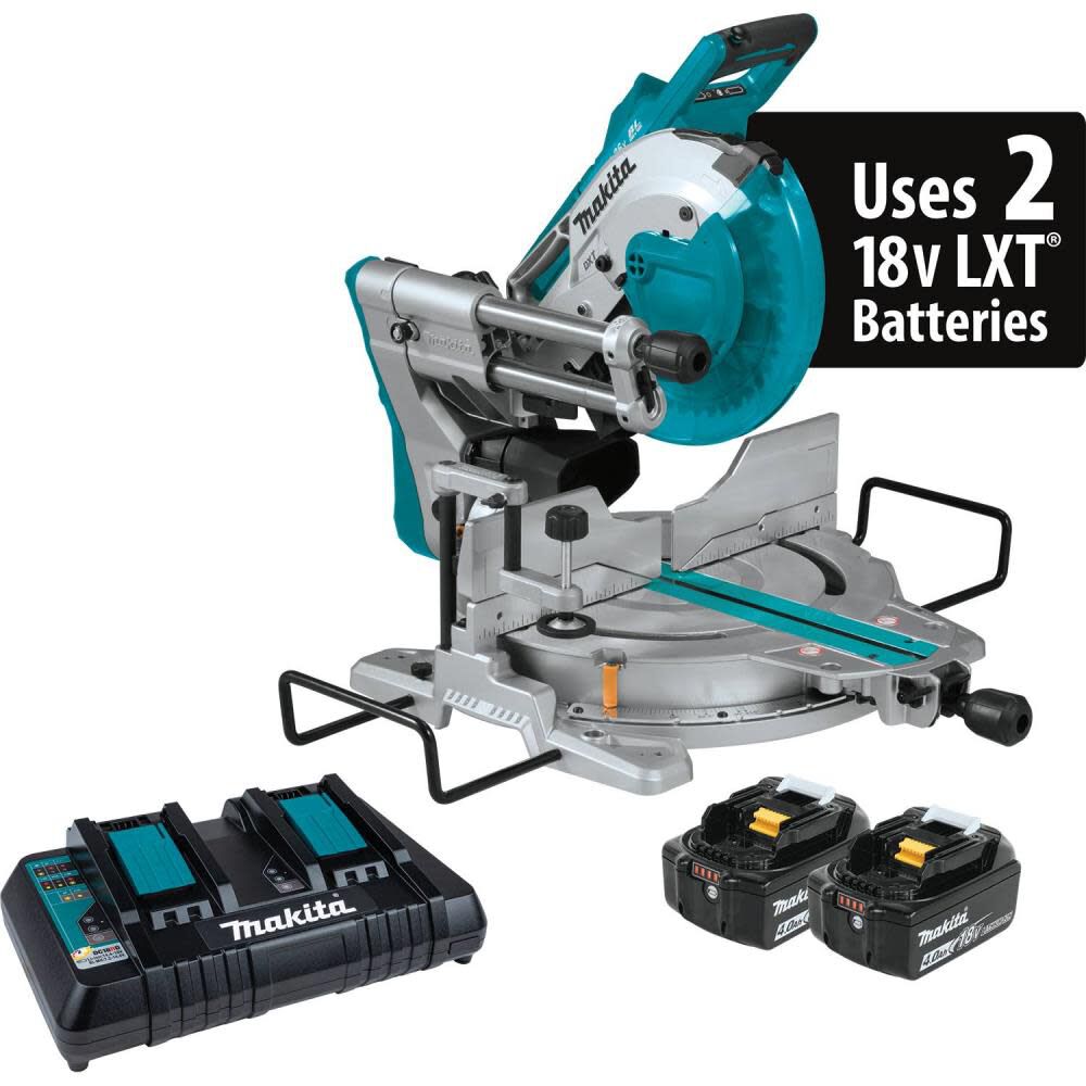 Makita 36V 18V X2 LXT Miter Saw 10" Dual Bevel Sliding with Laser Kit
