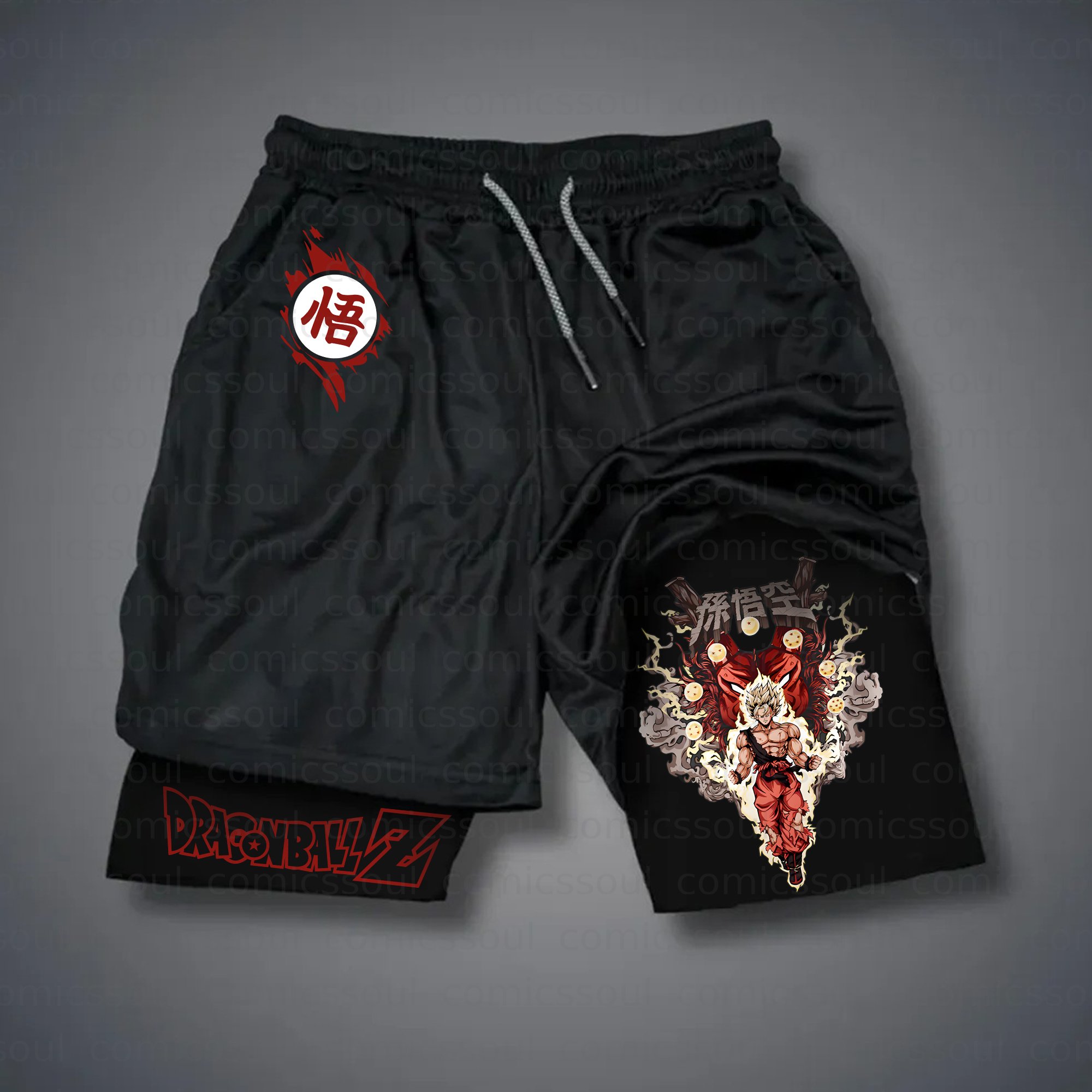 Unisex Casual Anime Streetwear Shorts 丨Comicssoul