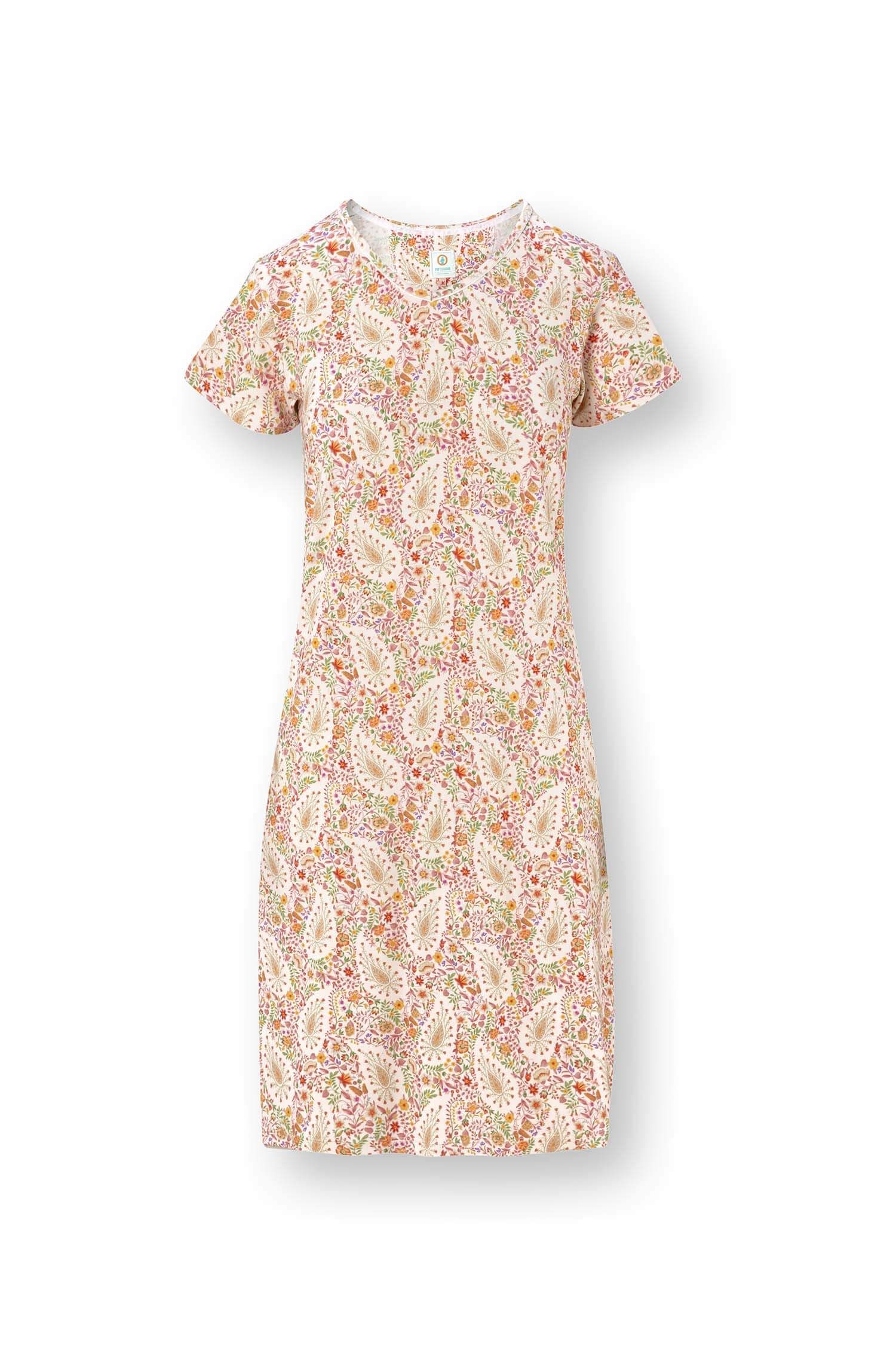 Djoy Short Sleeve Nightdress Kairi Bloom Red