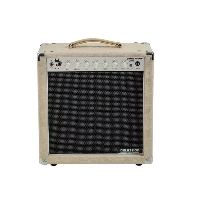 Stage Right 15W 1x12 Tube Guitar Combo Amp with Celestion Speaker and Spring Reverb - 611815 - Image 3 Stage Right 15W 1x12 Tube Guitar Combo Amp with Celestion Speaker and Spring Reverb - 611815 - Image 3