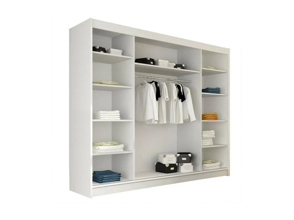 Armario Alkifurniturees 122 Blanco 215x250x58cm Puertas de armario - Correderas 62435FPSV